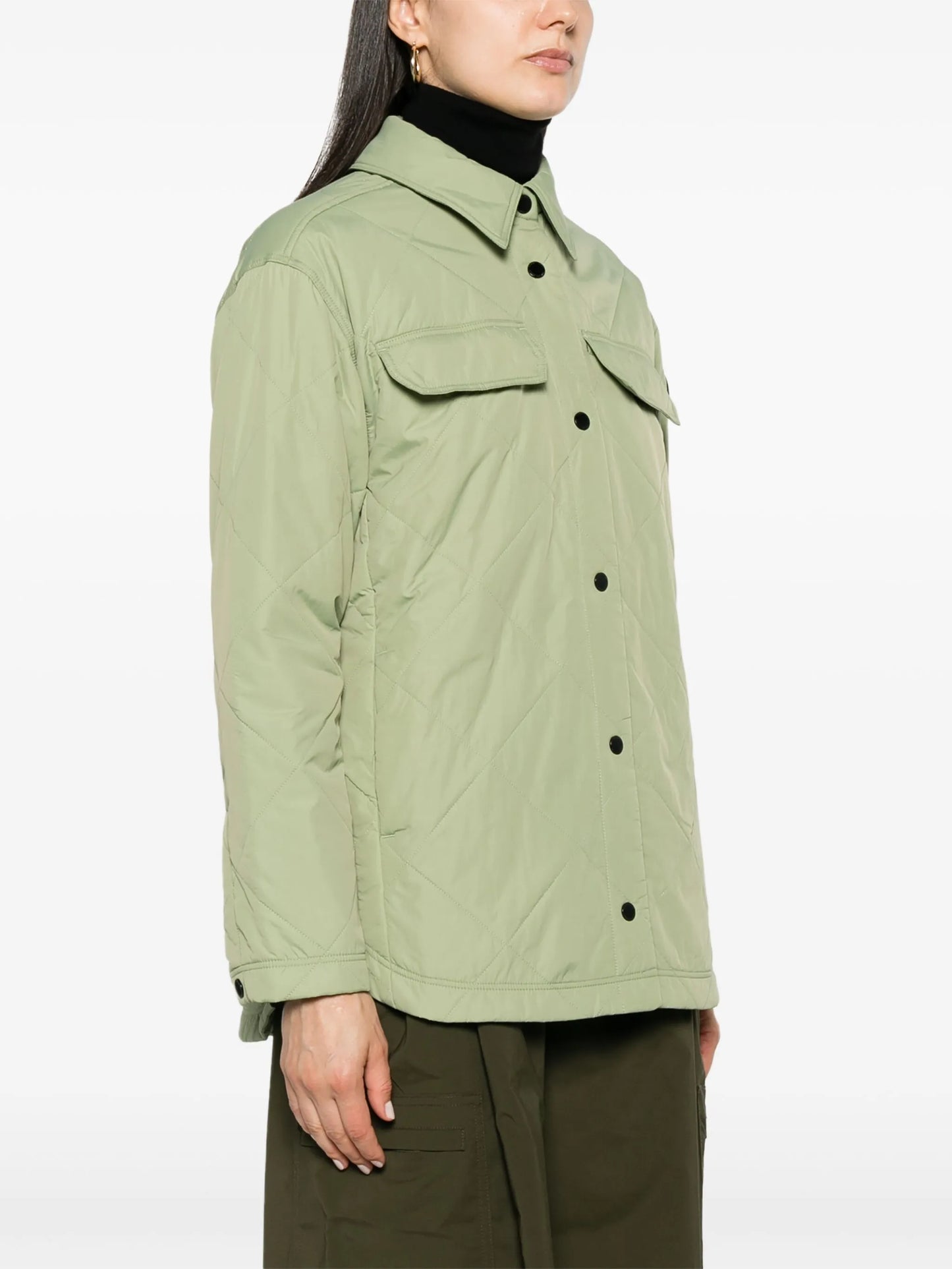 Albany quilted shirt jacket