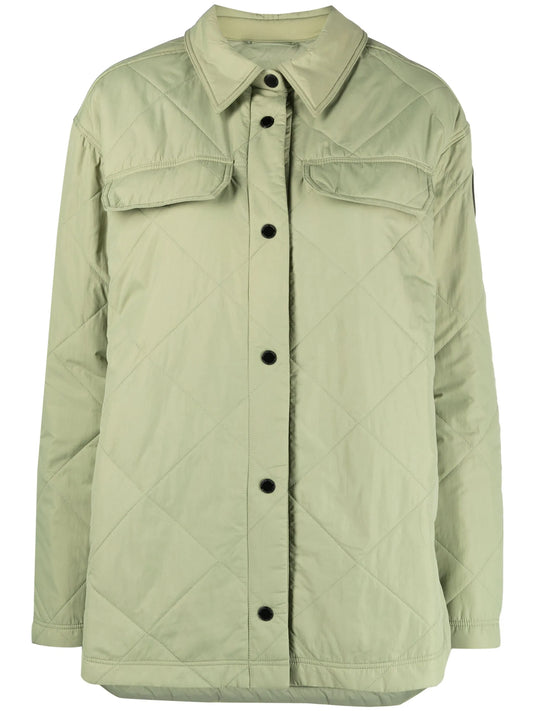 Albany quilted shirt jacket