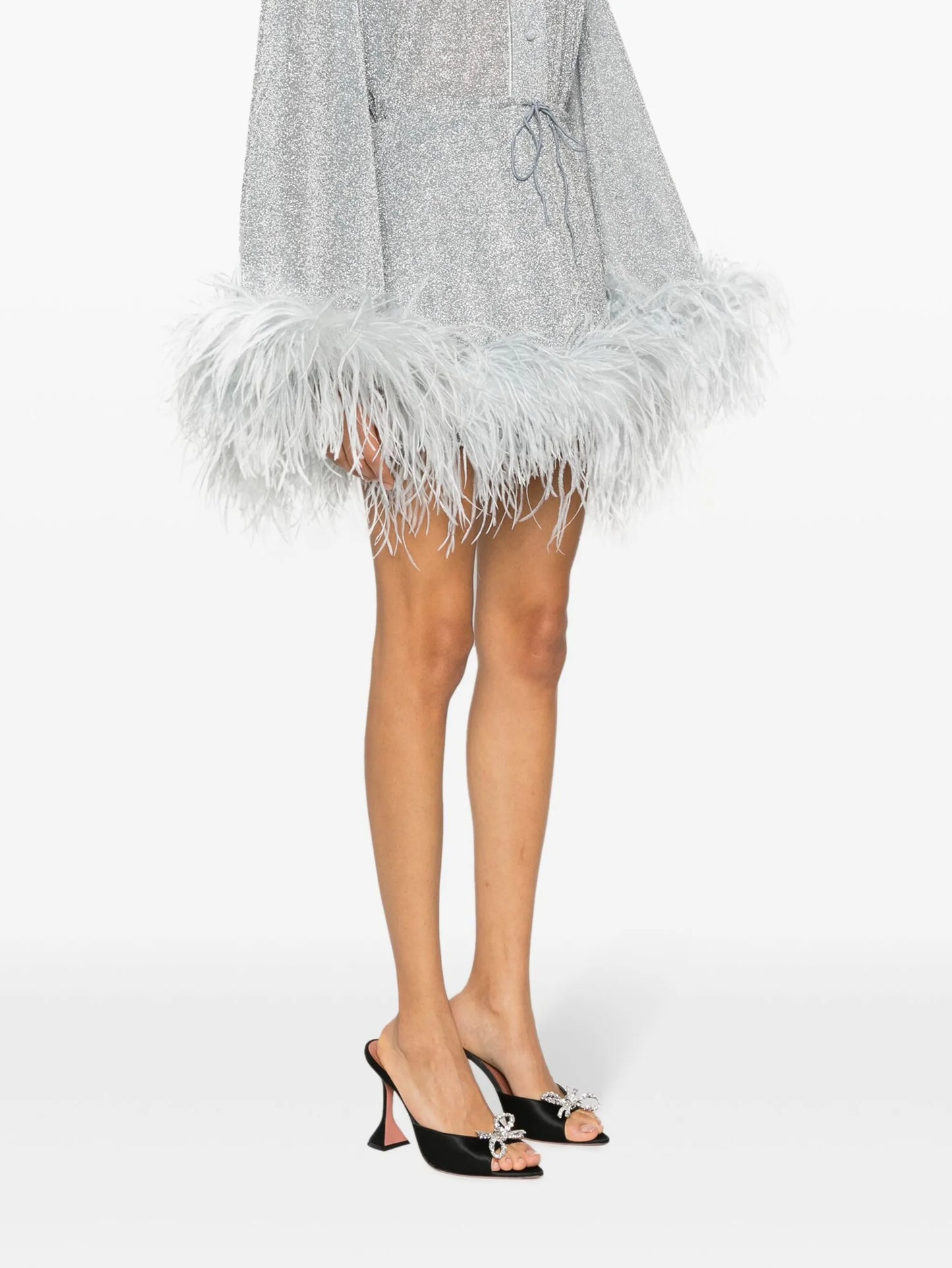 Lumière Plumage miniskirt