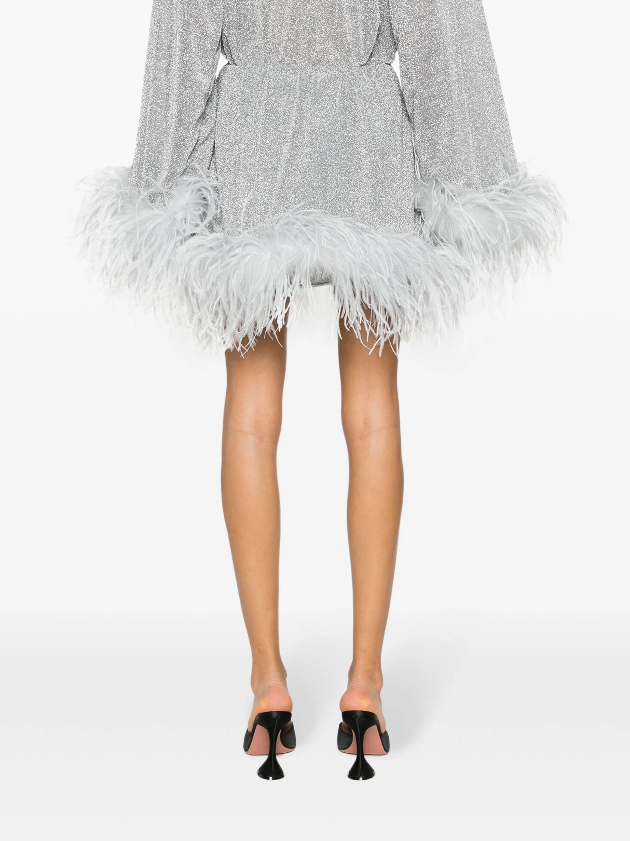 Lumière Plumage miniskirt