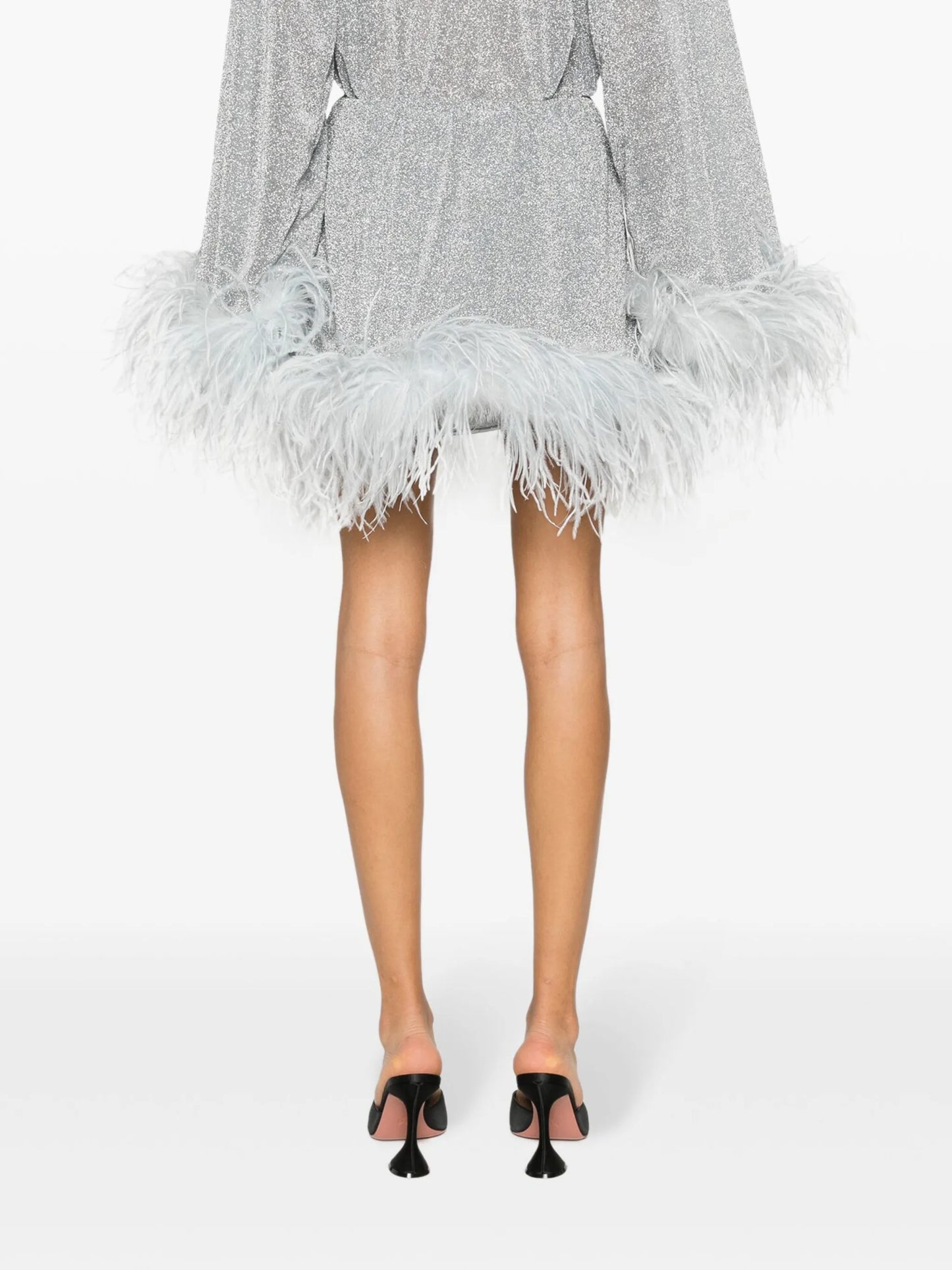 Lumière Plumage miniskirt
