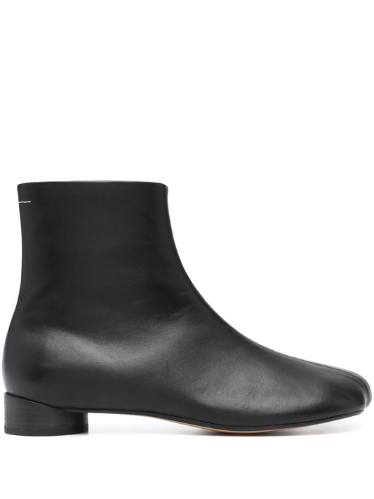 30mm leather ankle boots