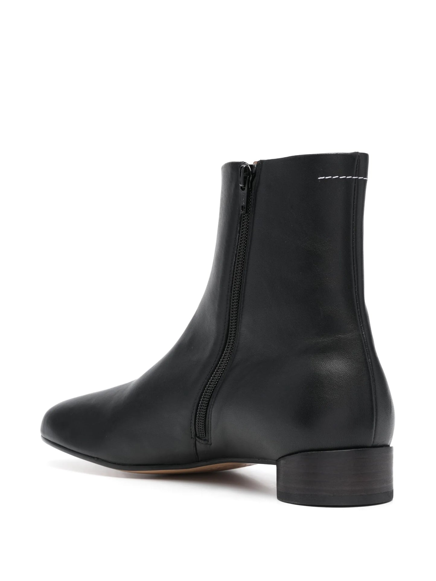 30mm leather ankle boots