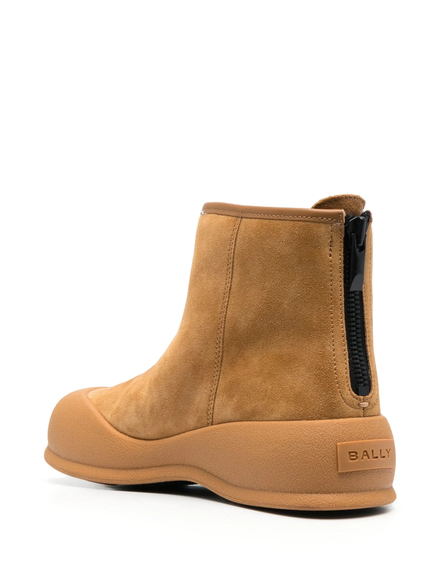 50mm fur-lining leather boots