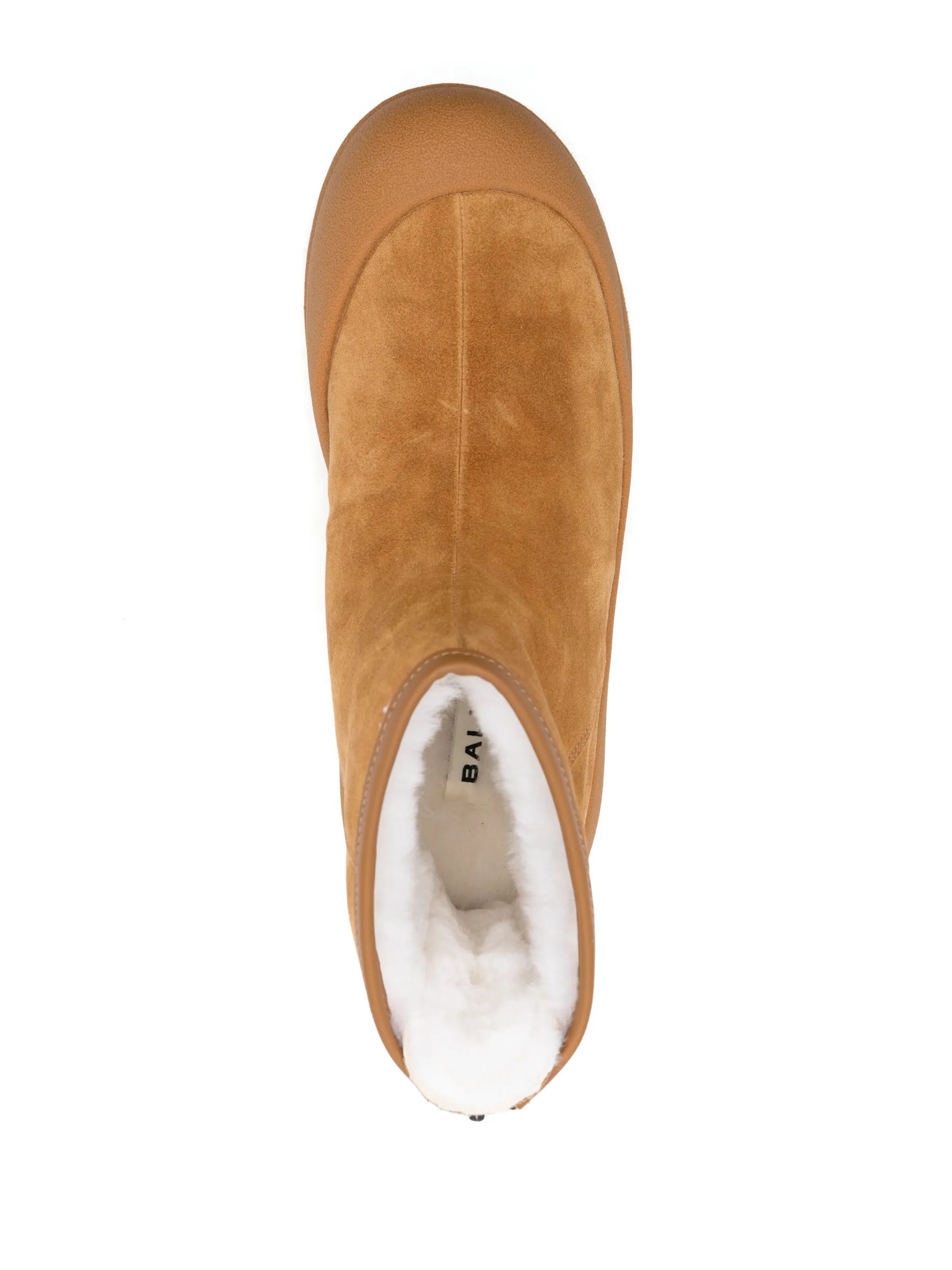 50mm fur-lining leather boots
