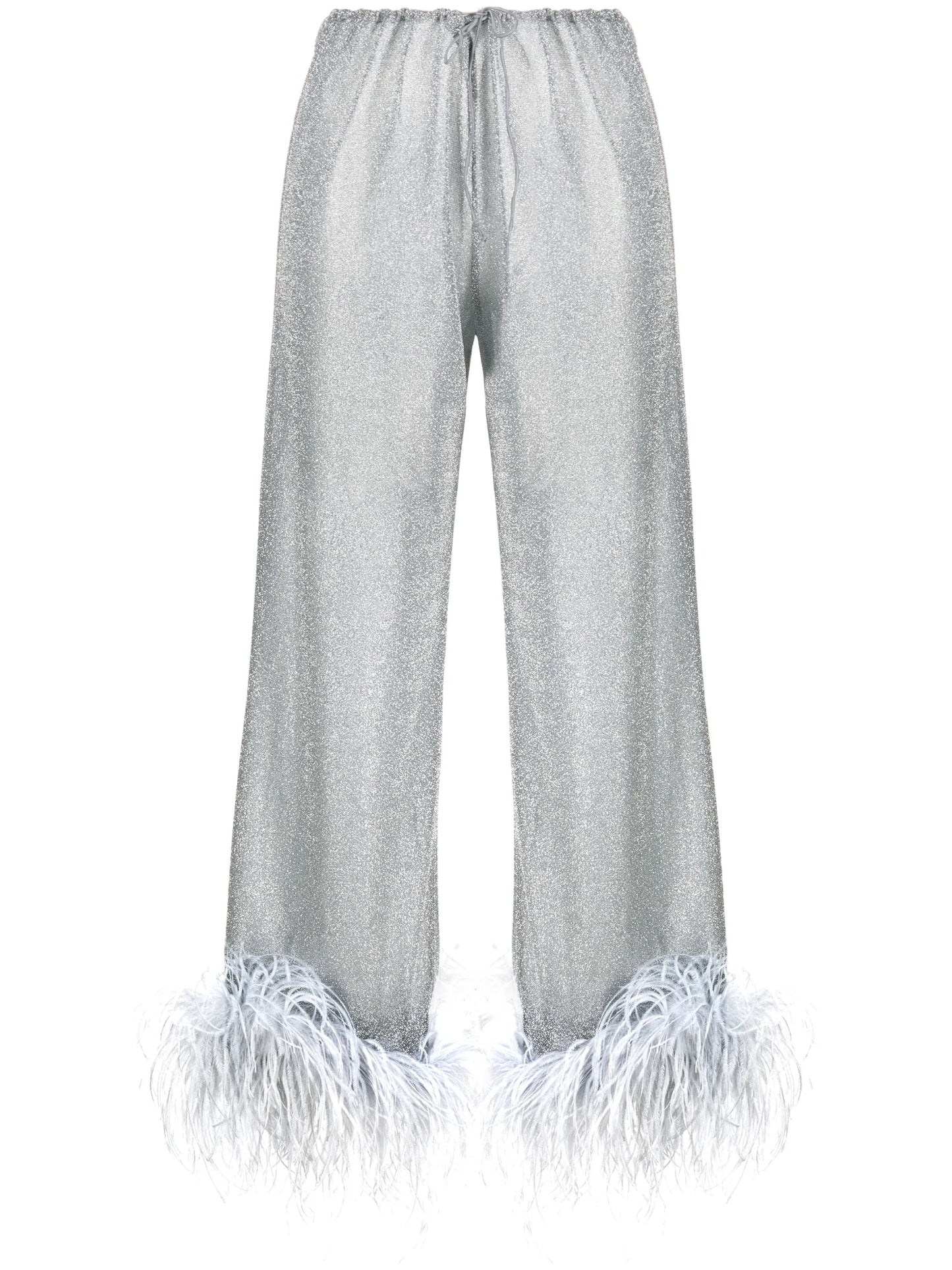 Lumière Plumage straight trousers
