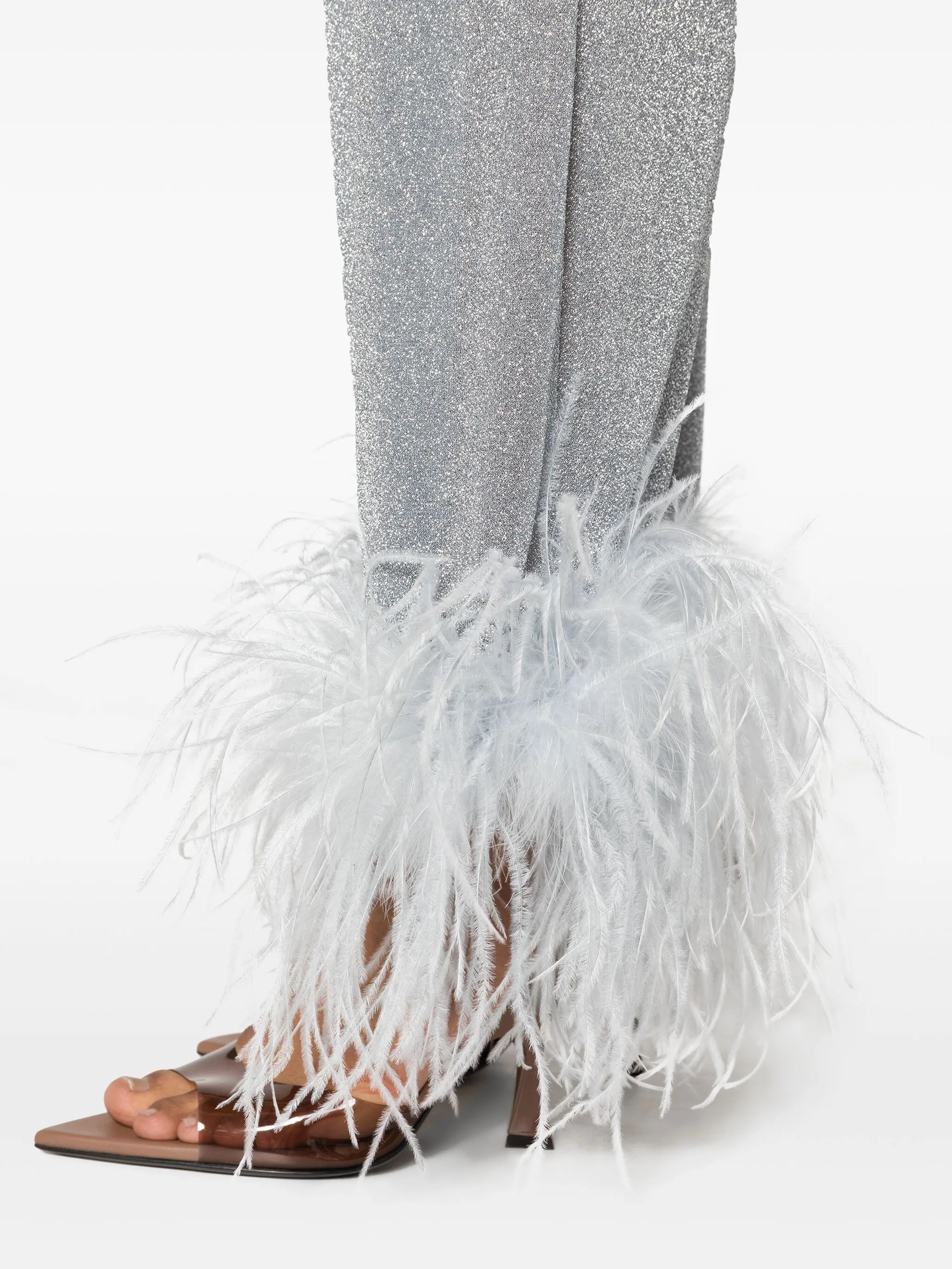 Lumière Plumage straight trousers