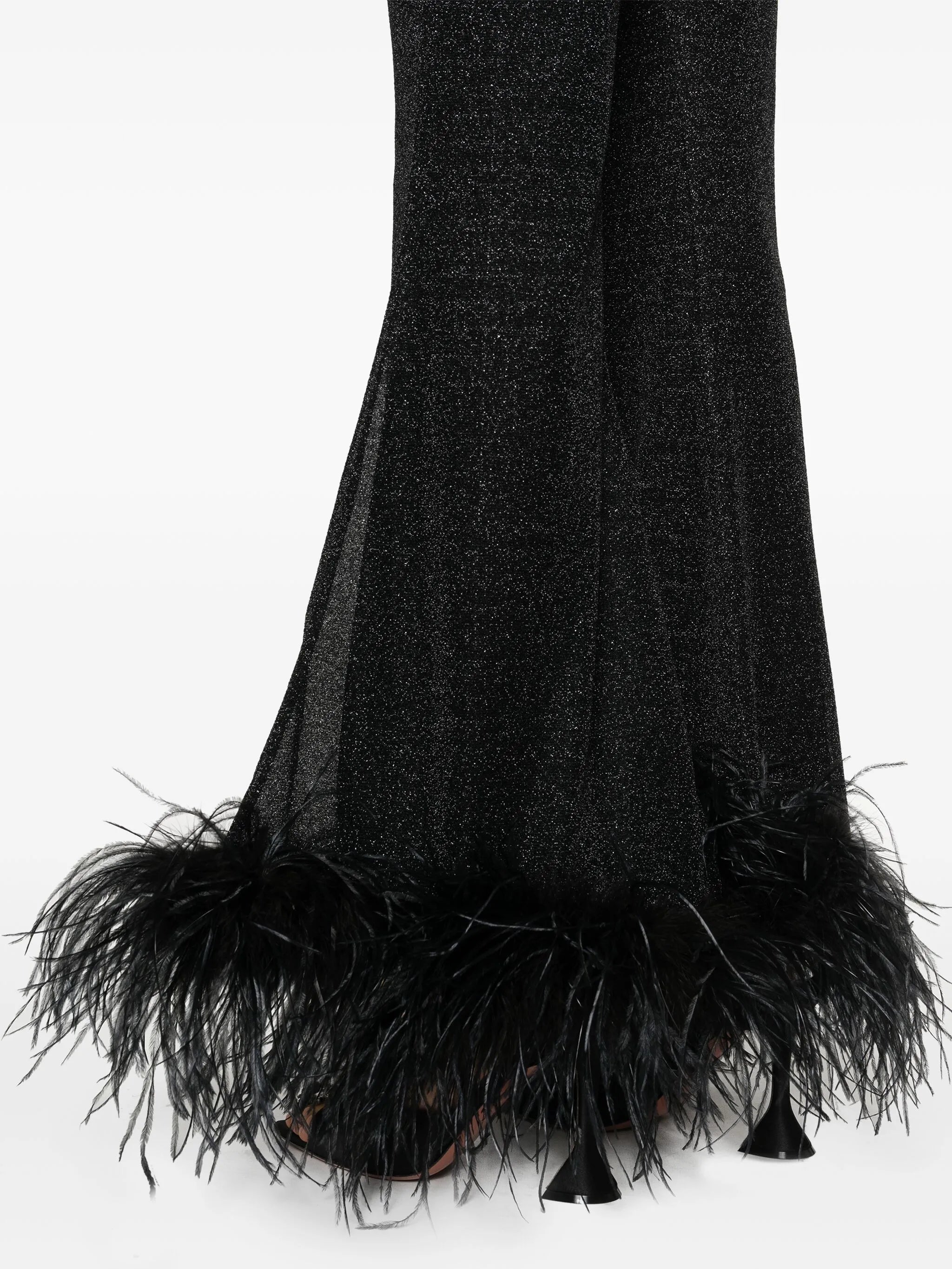 Lumière Plumage V-back jumpsuit
