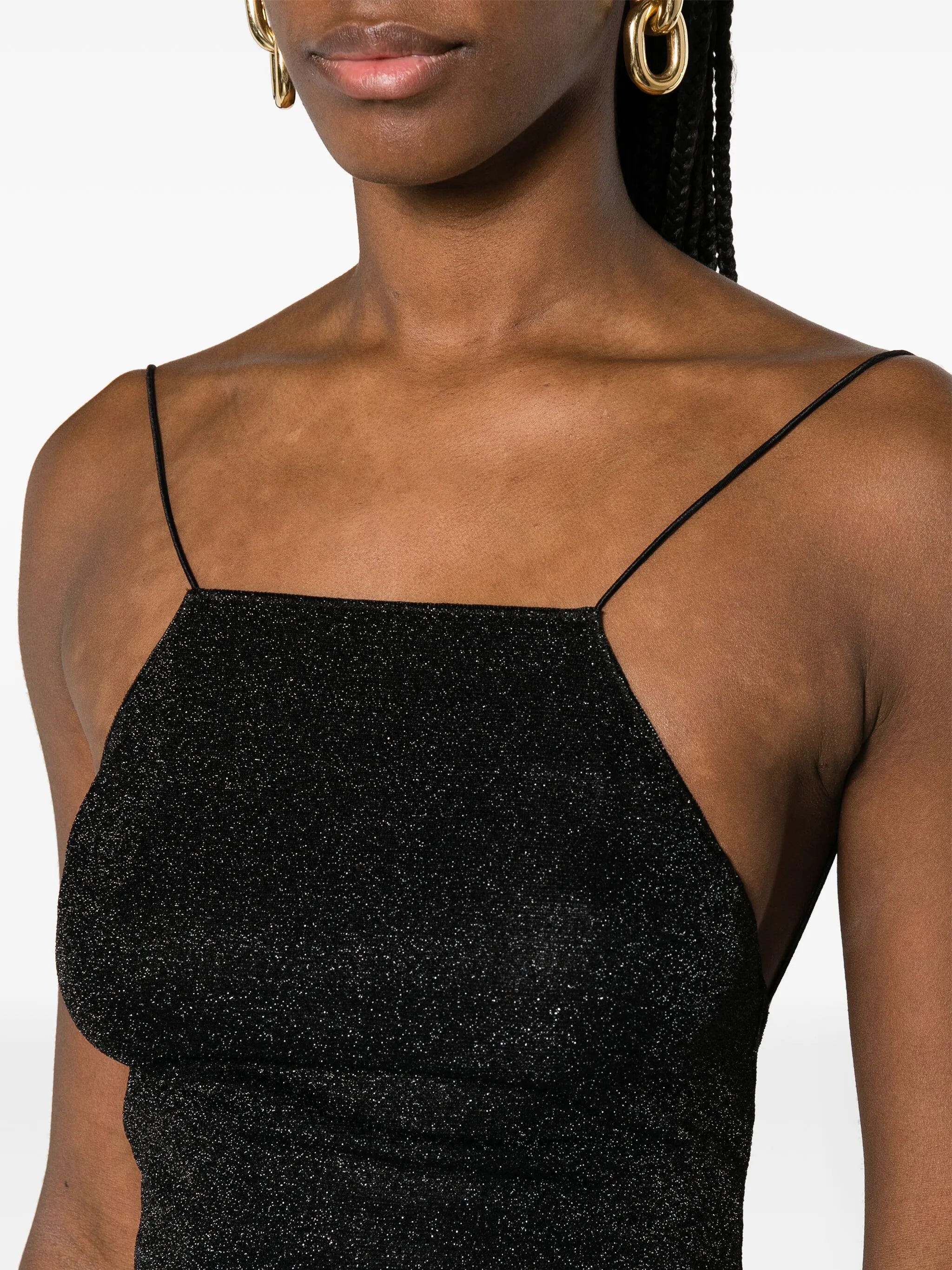 Lumière lurex maxi dress
