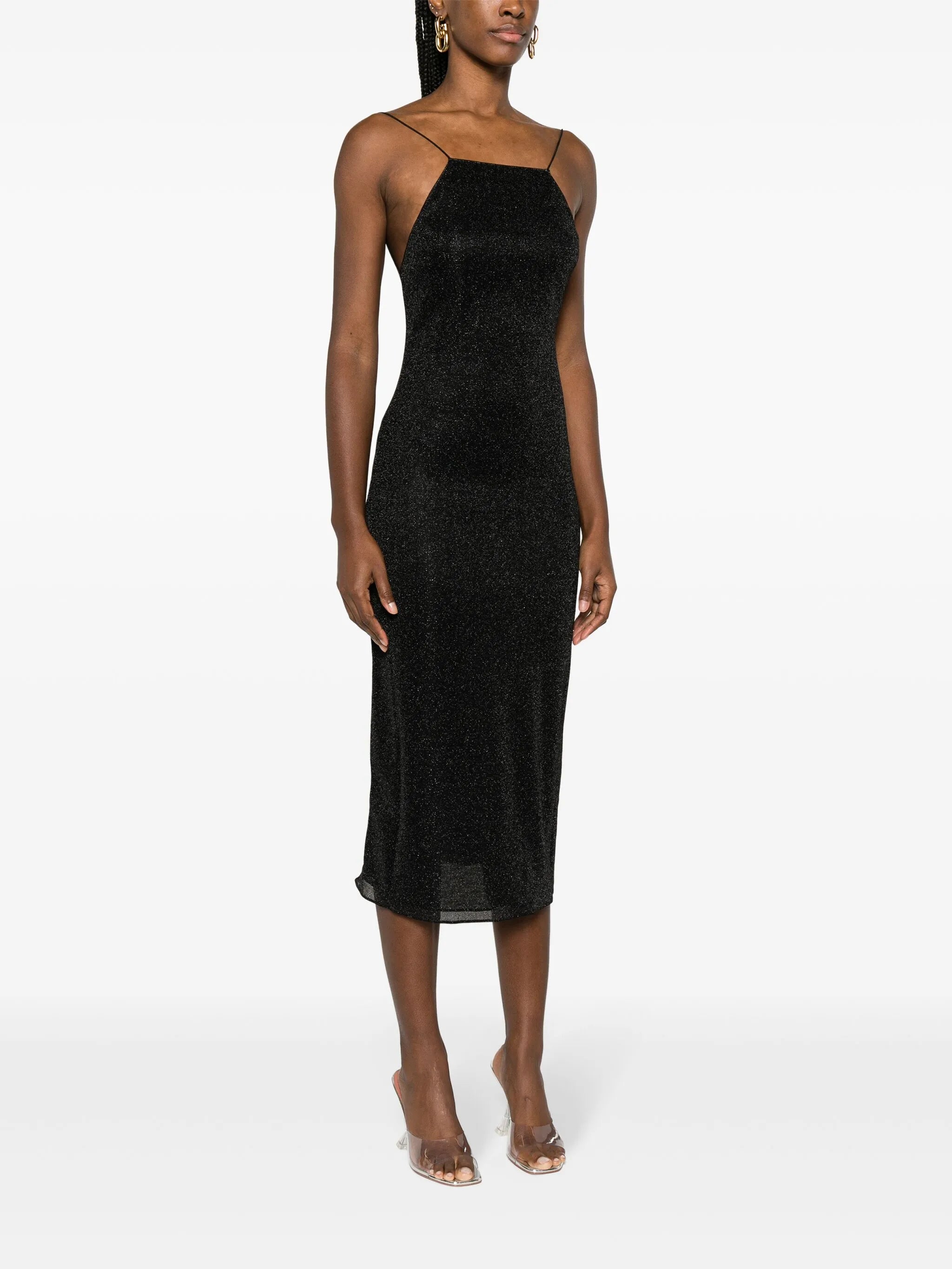 Lumière lurex maxi dress