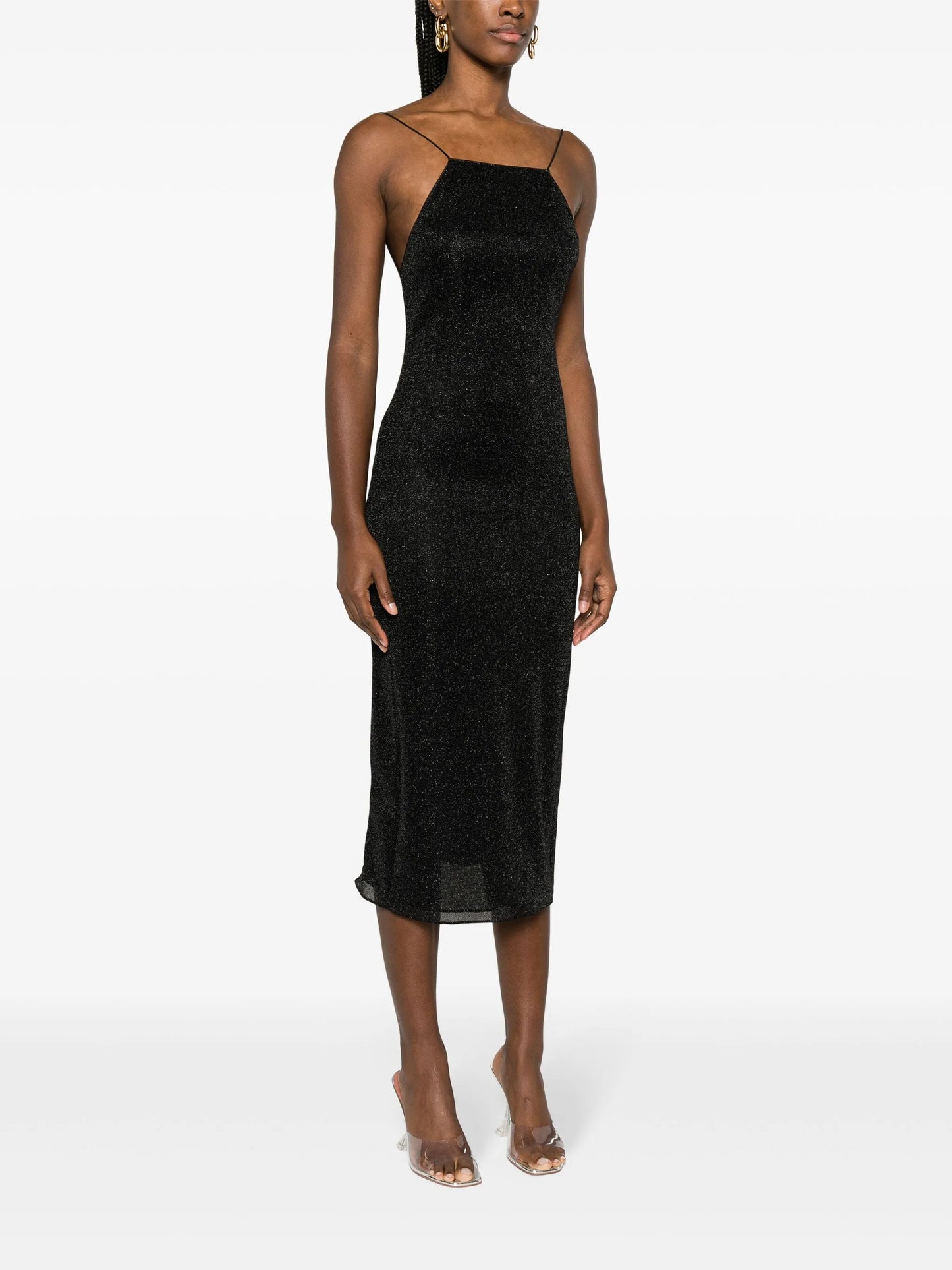 Lumière lurex maxi dress