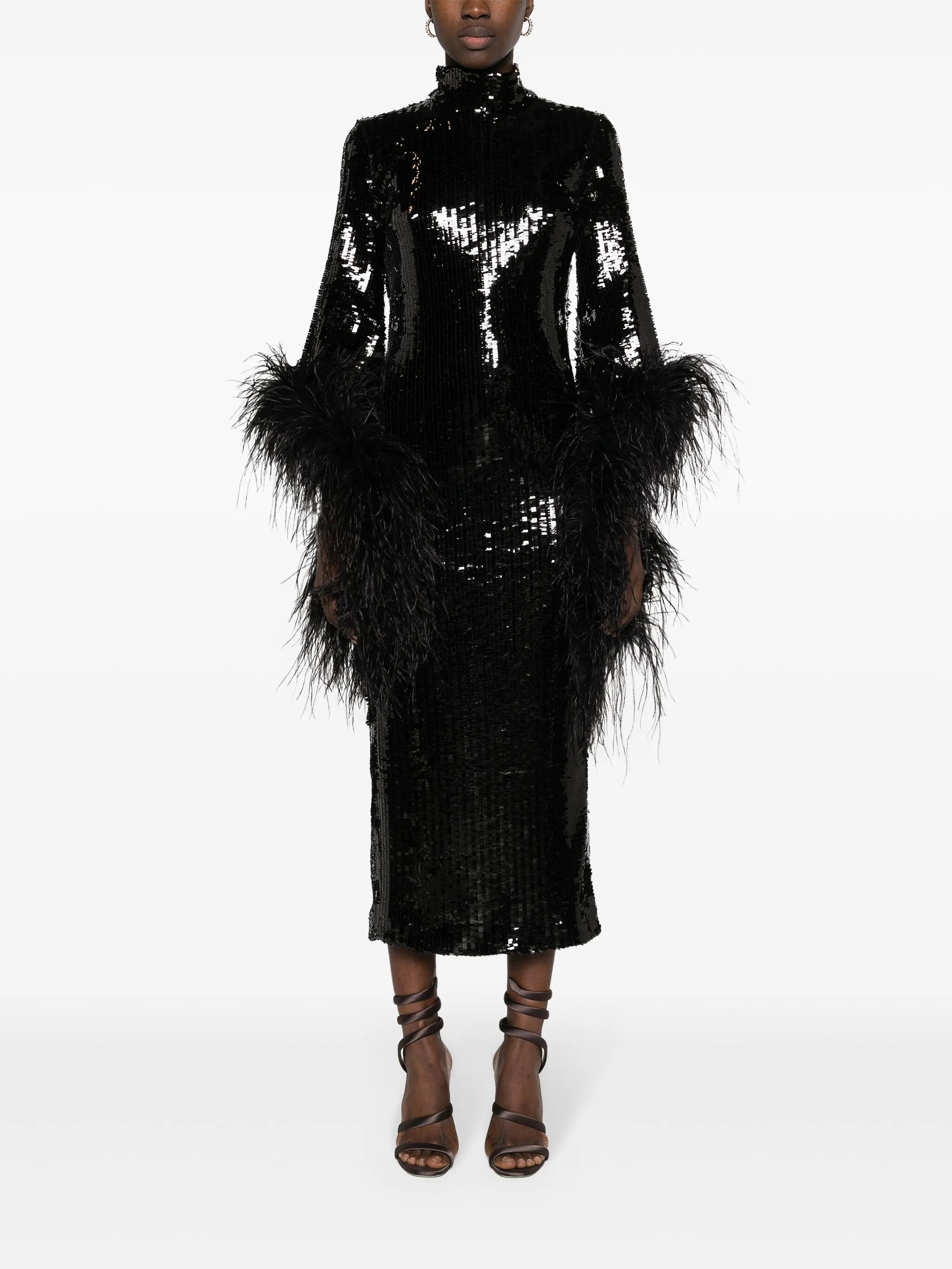 Del Rio sequined maxi dress