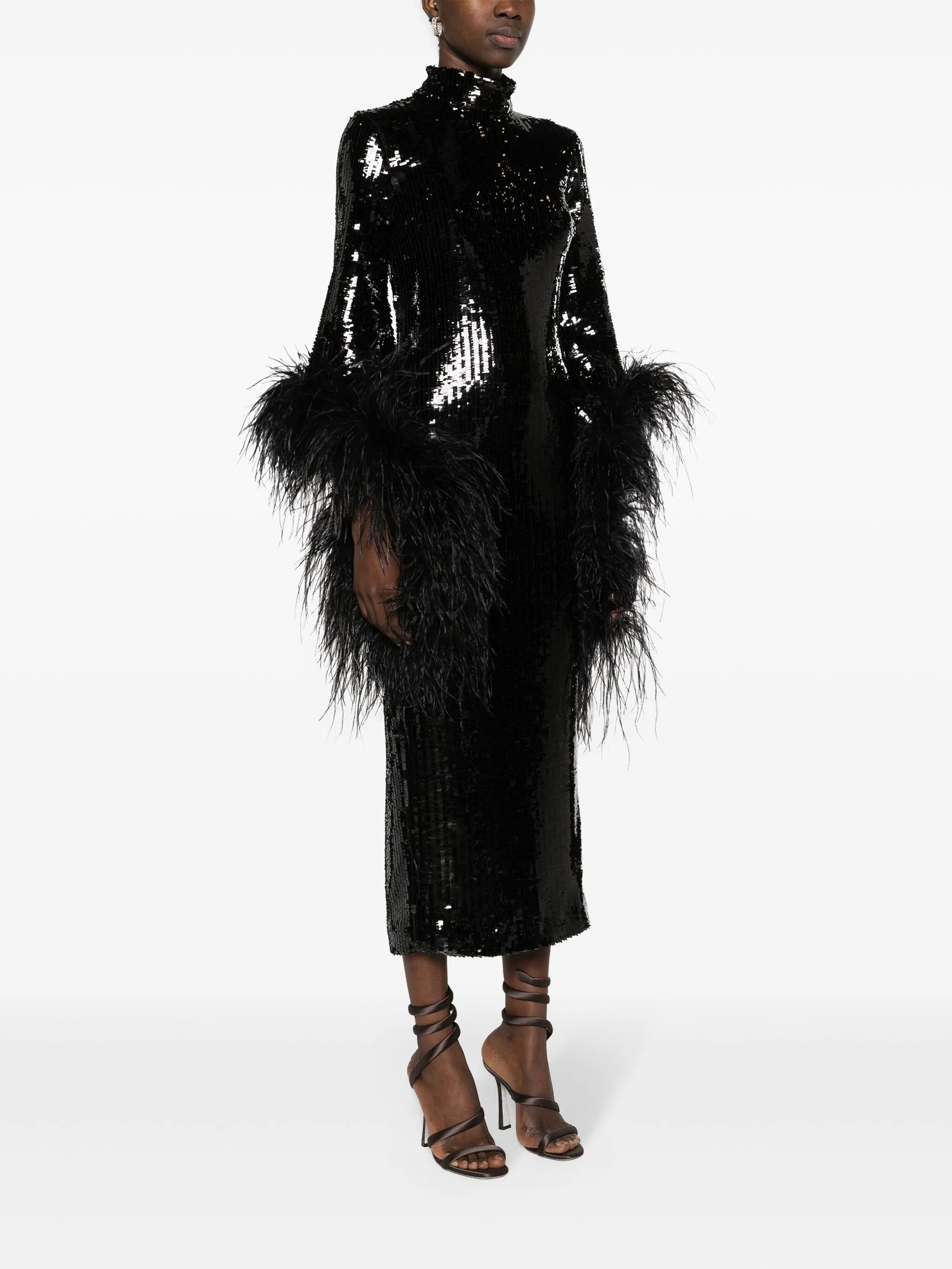 Del Rio sequined maxi dress