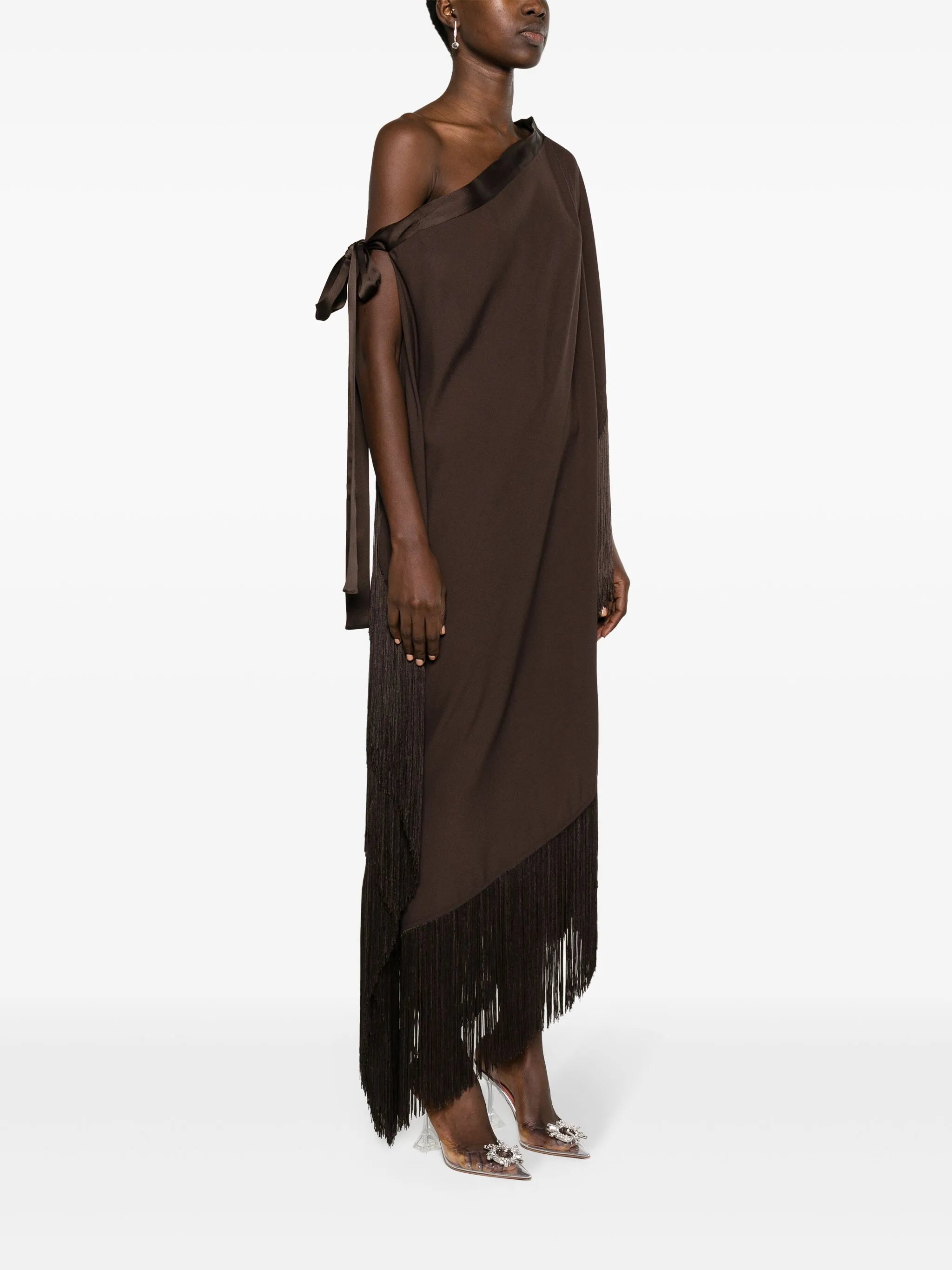 Aarons fringed maxi dress