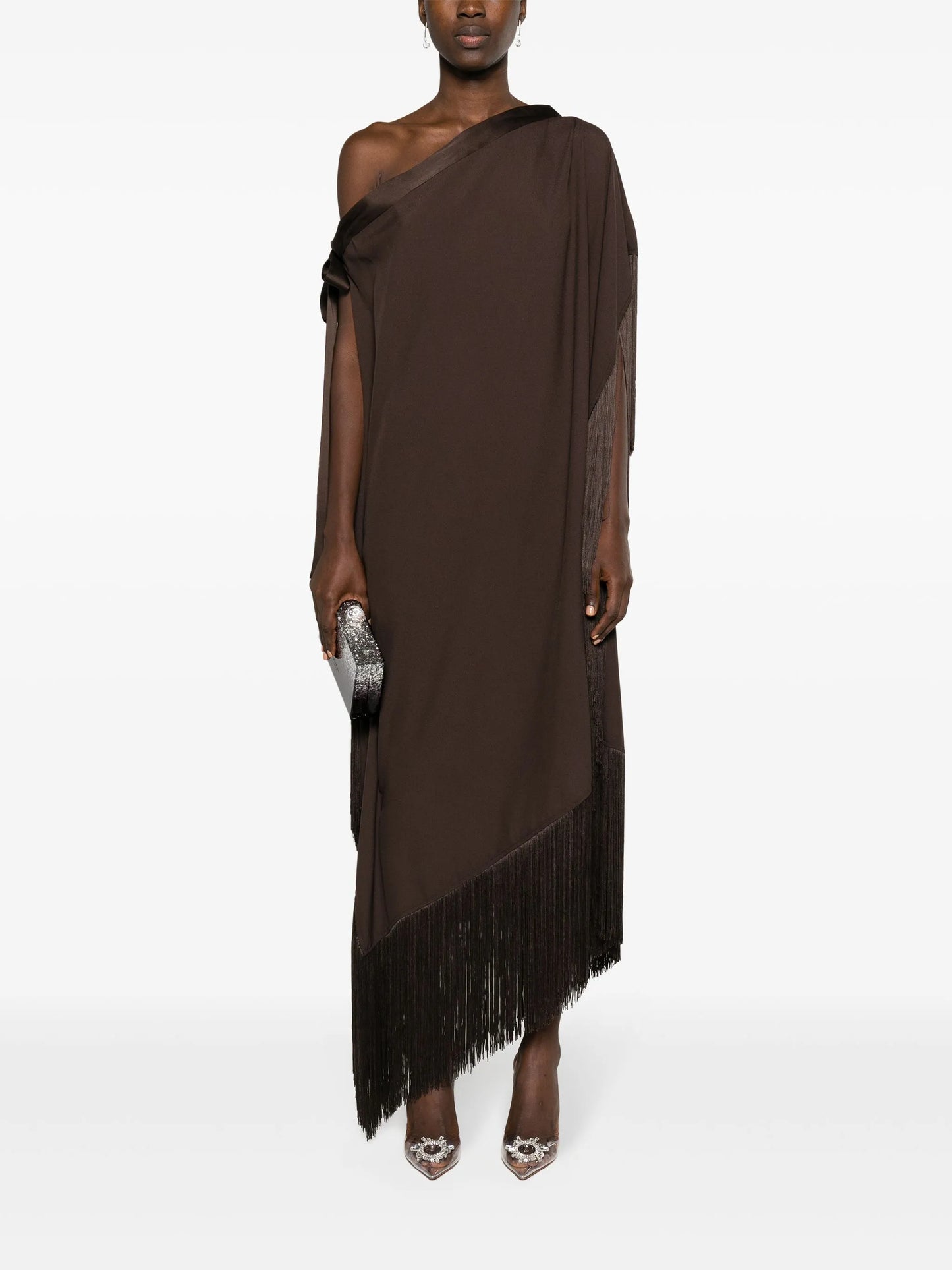 Aarons fringed maxi dress