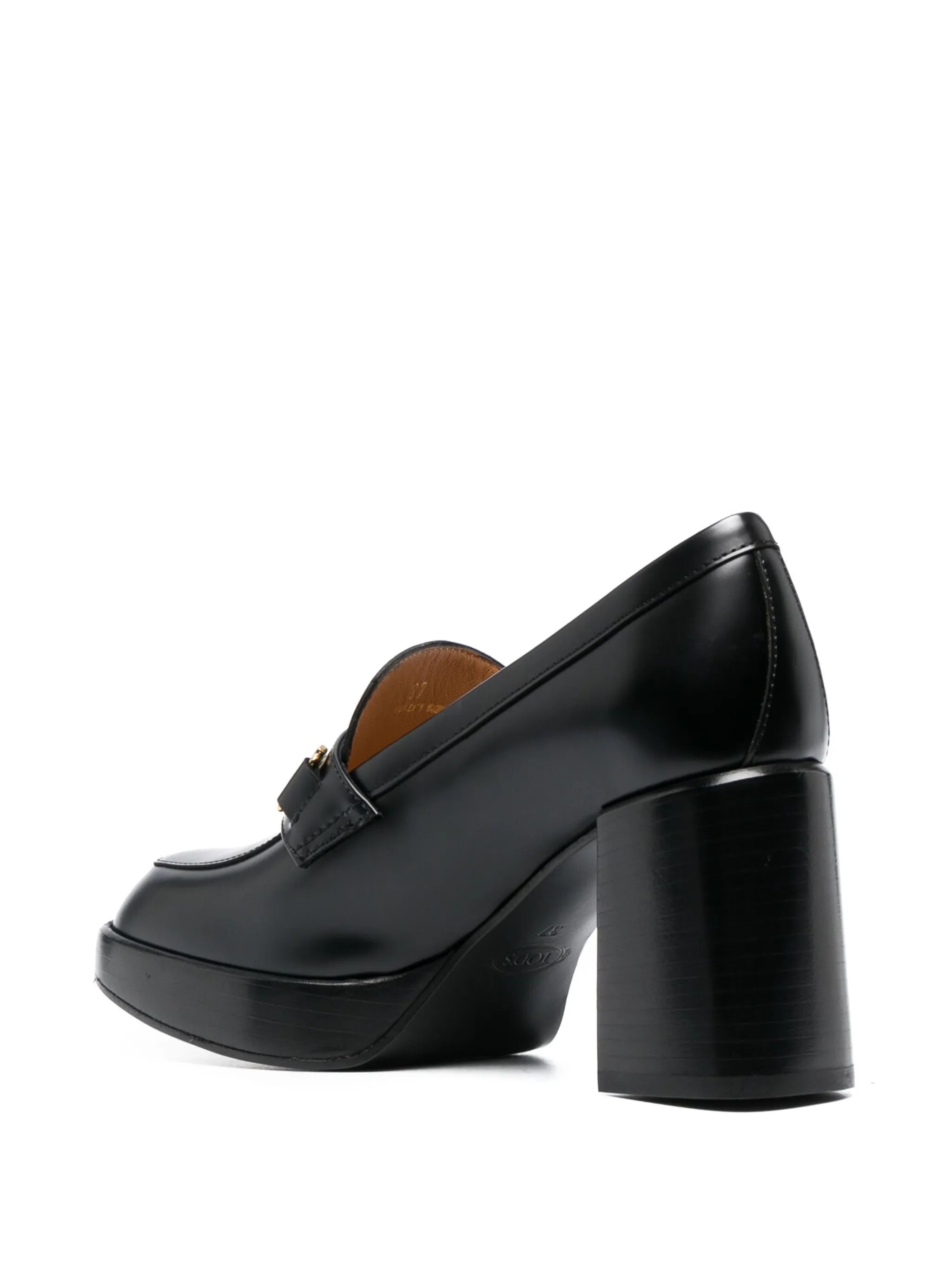 90mm leather pumps