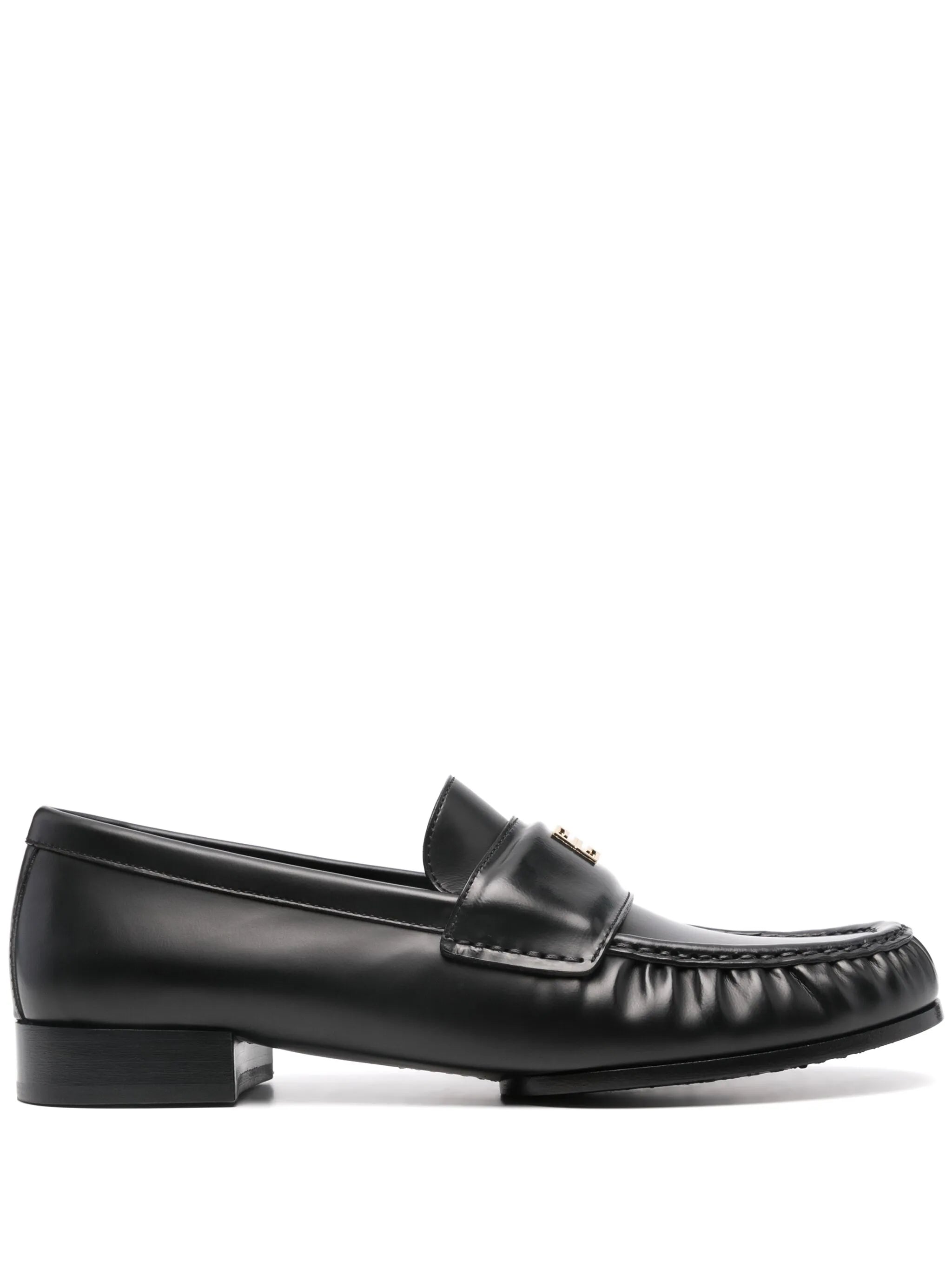 4G-plaque loafers