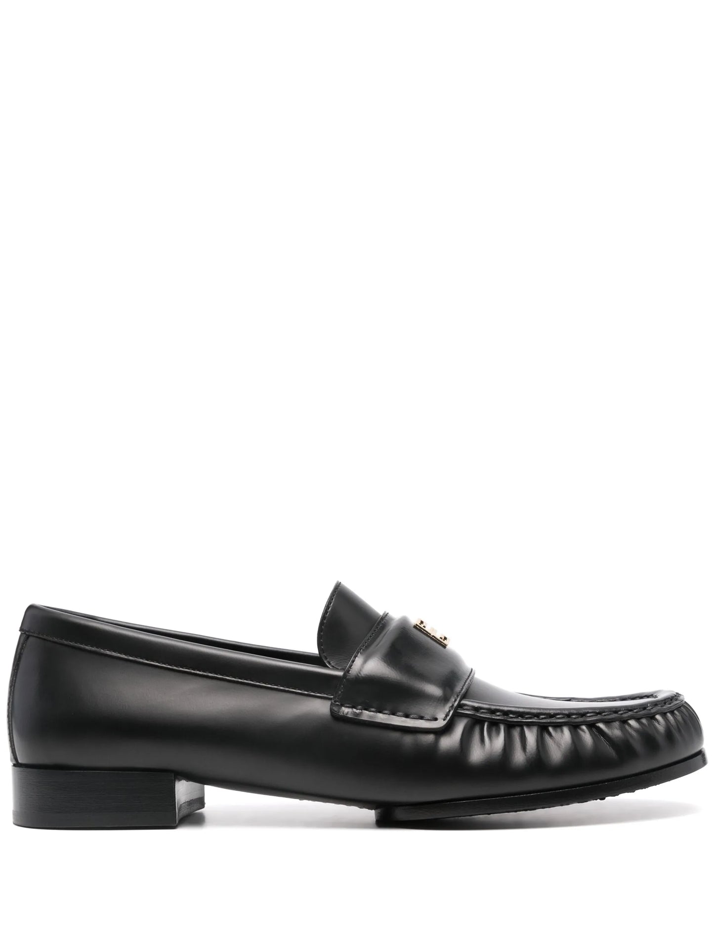 4G-plaque loafers