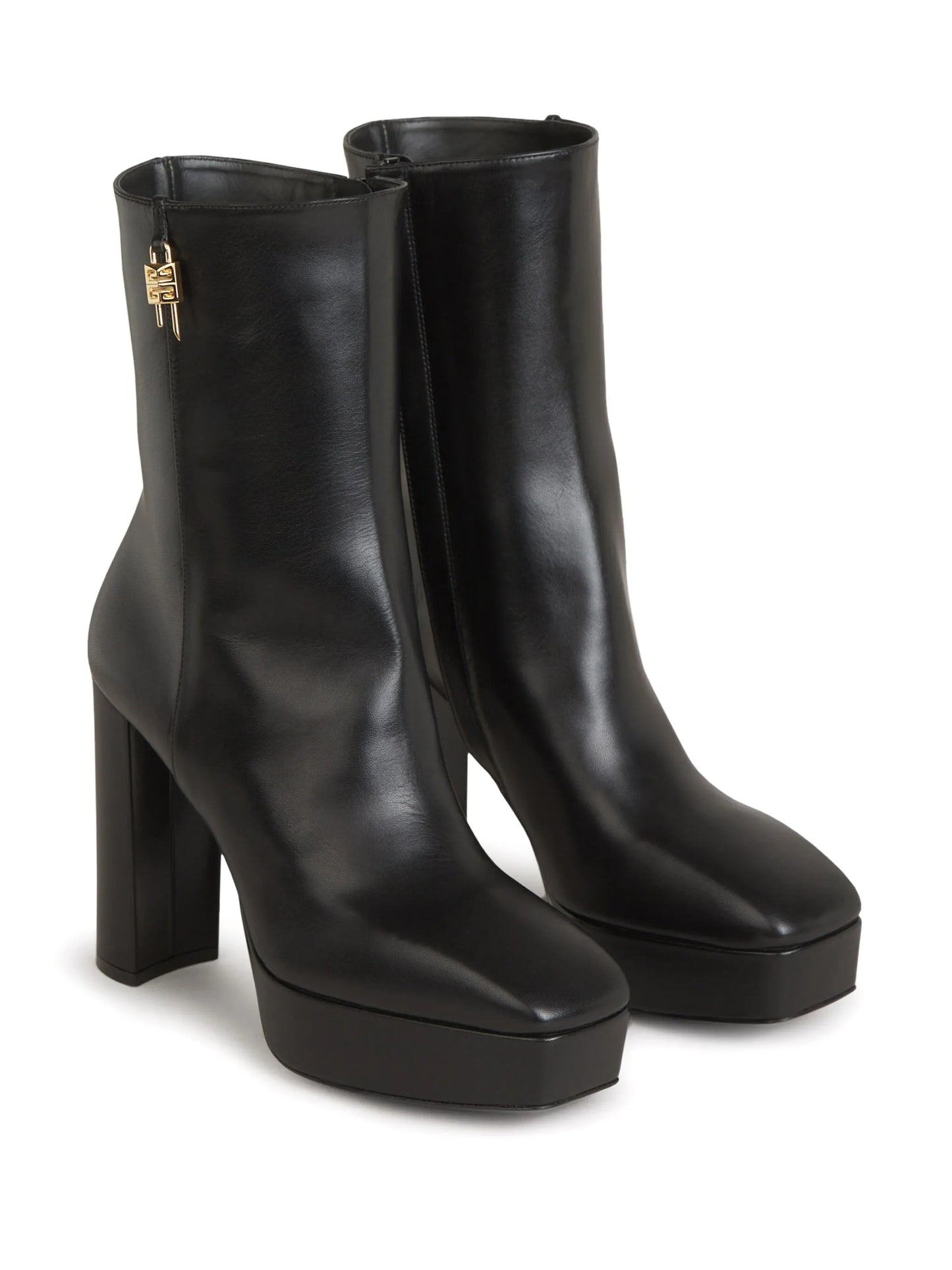 padlock detail platform 155mm ankle boots