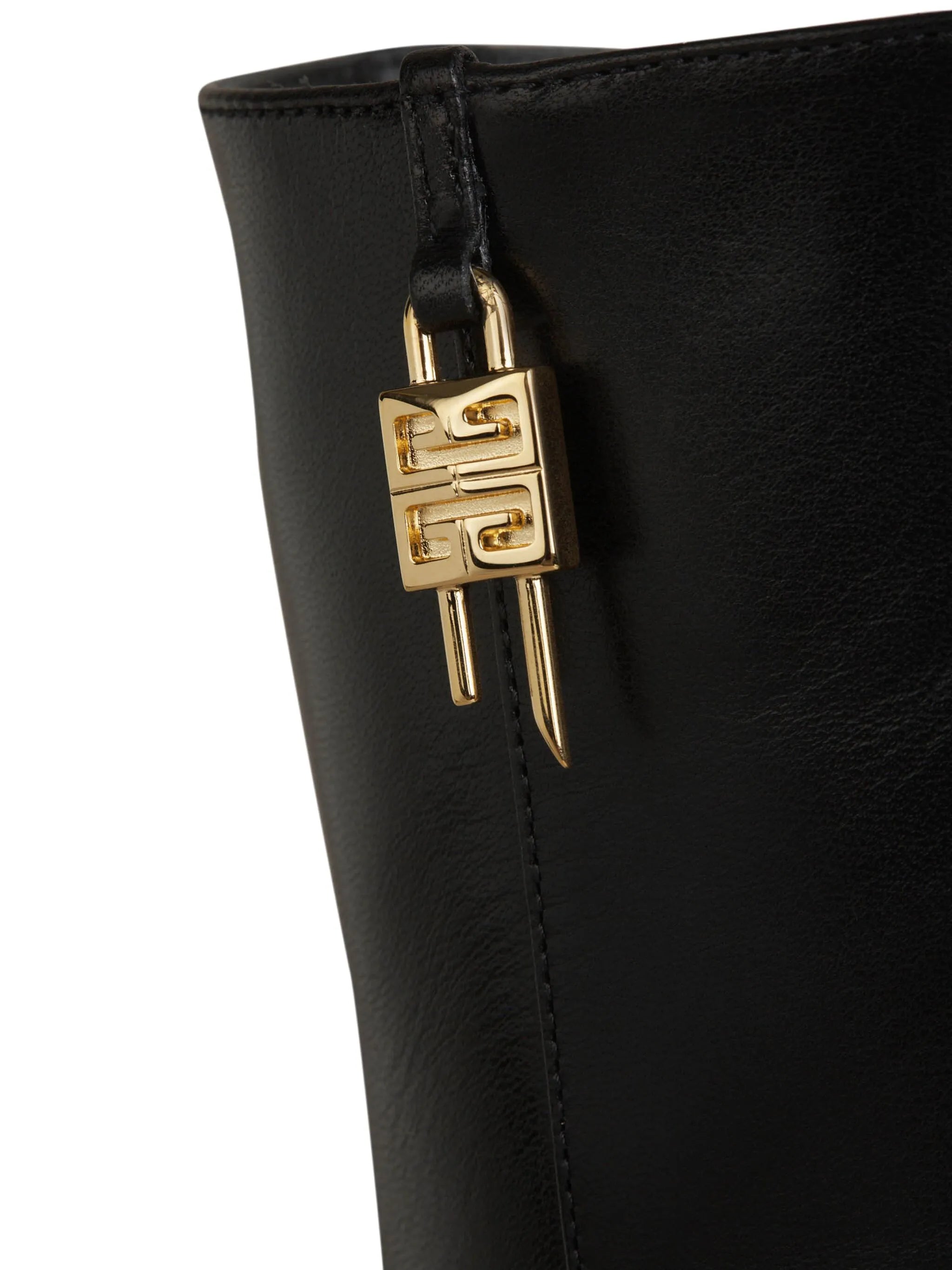 padlock detail platform 155mm ankle boots