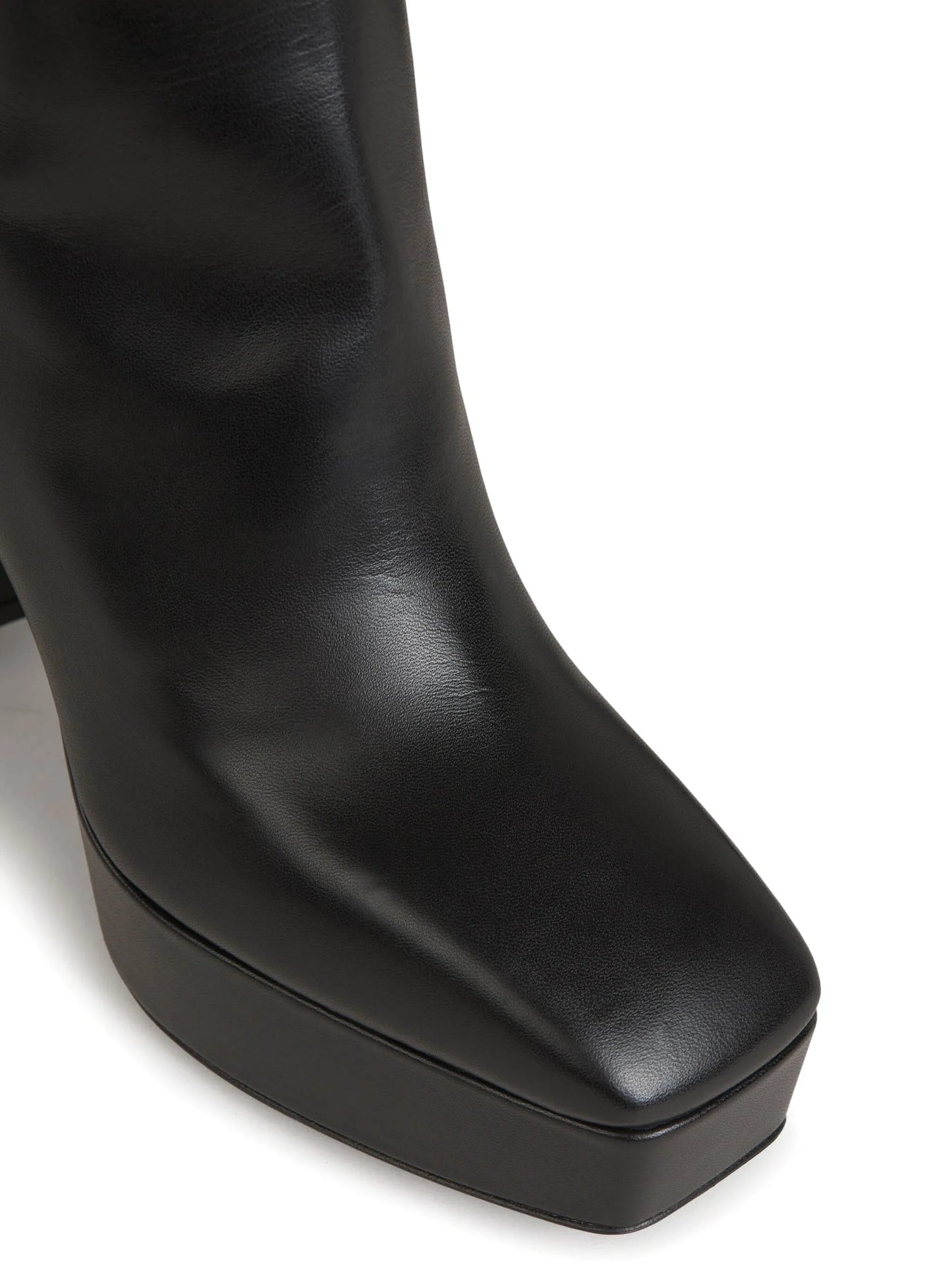 padlock detail platform 155mm ankle boots