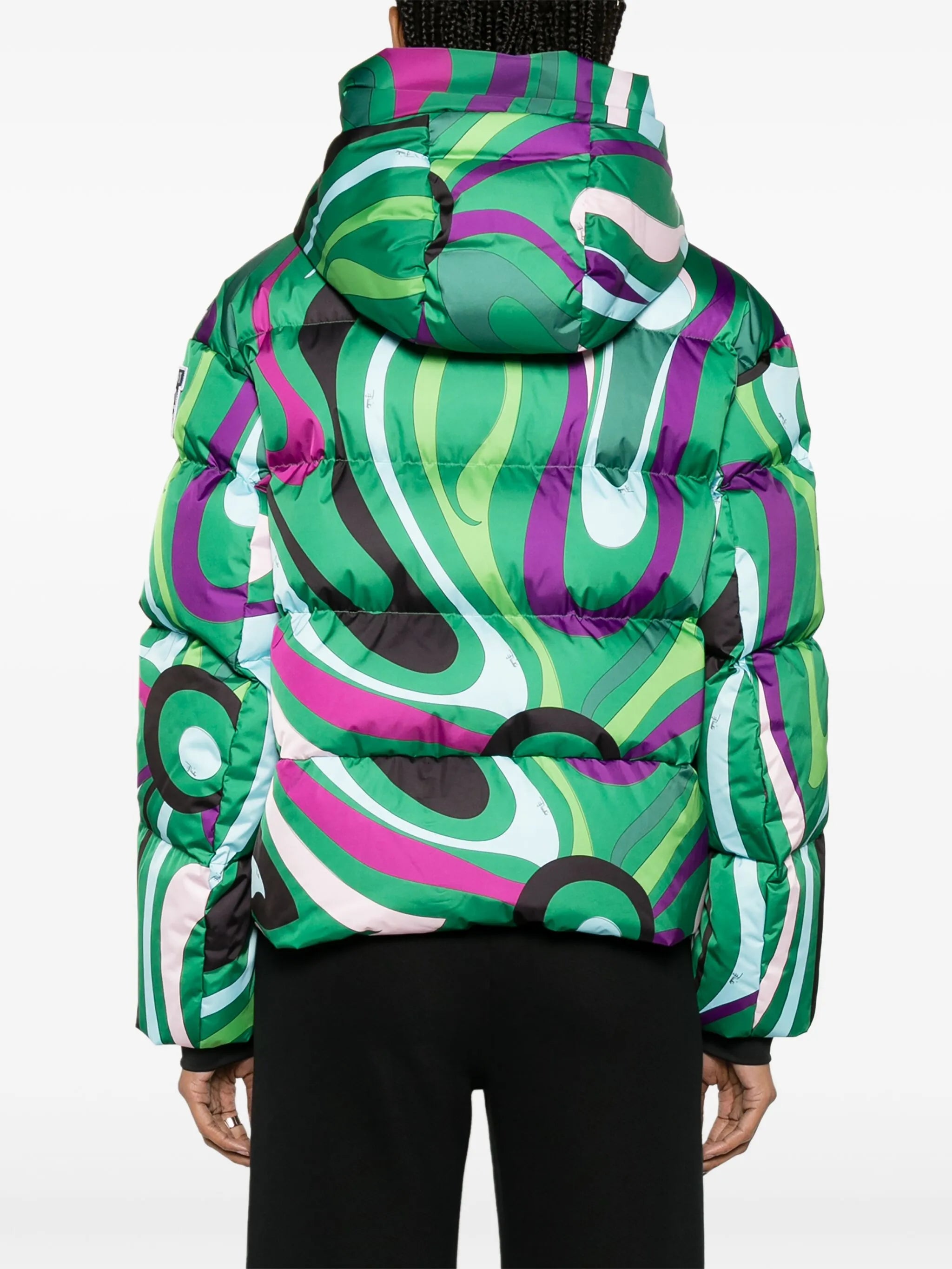 Barsy Marmo-print ski jacket