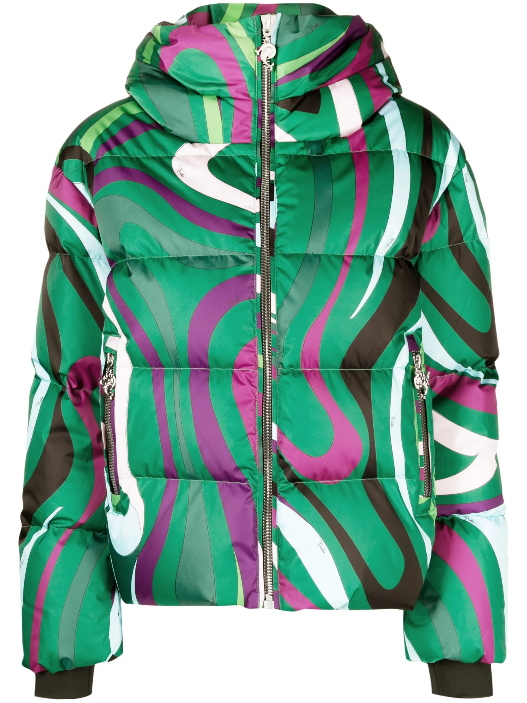 Barsy Marmo-print ski jacket
