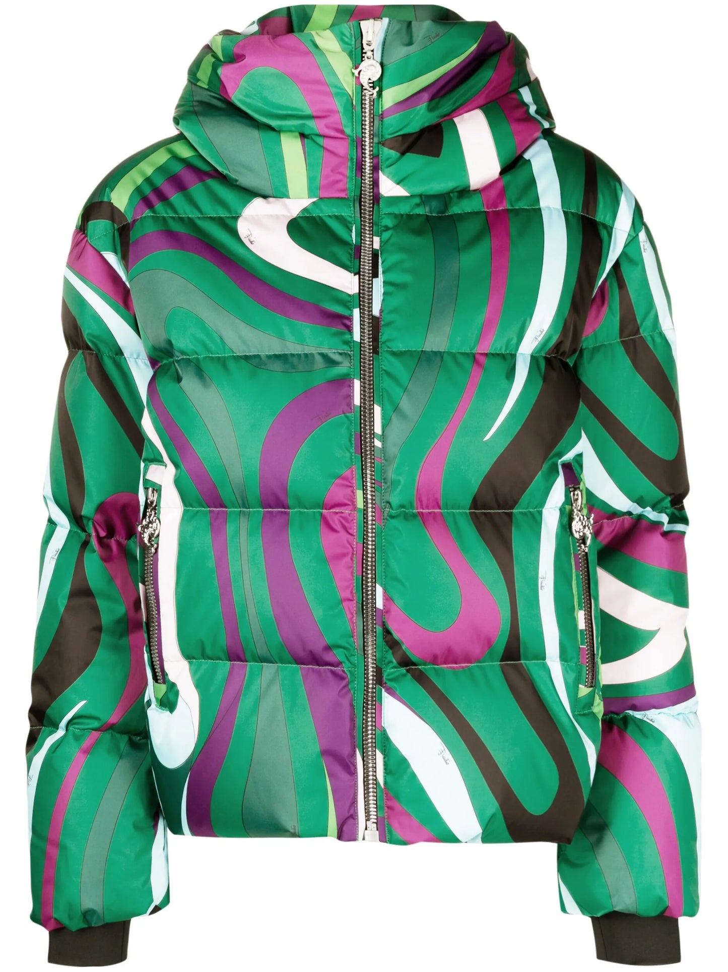 Barsy Marmo-print ski jacket