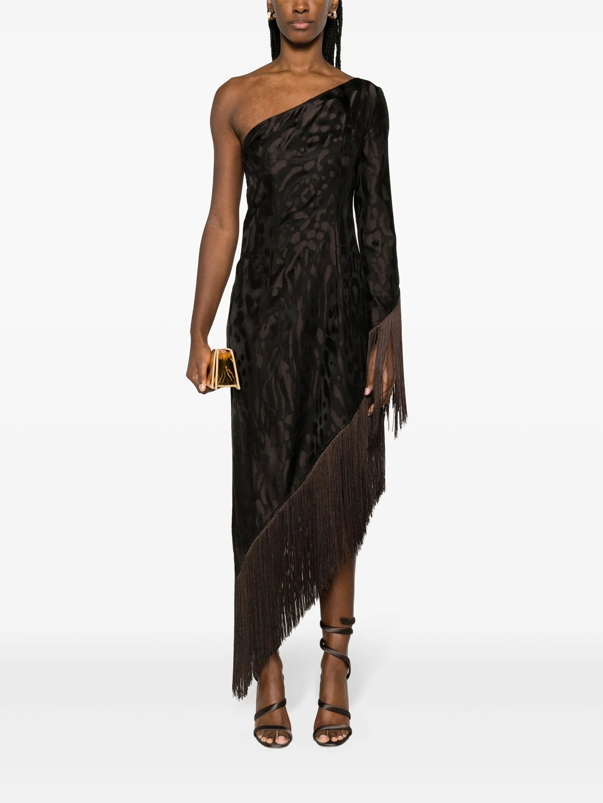 Aventador cheetah-print dress