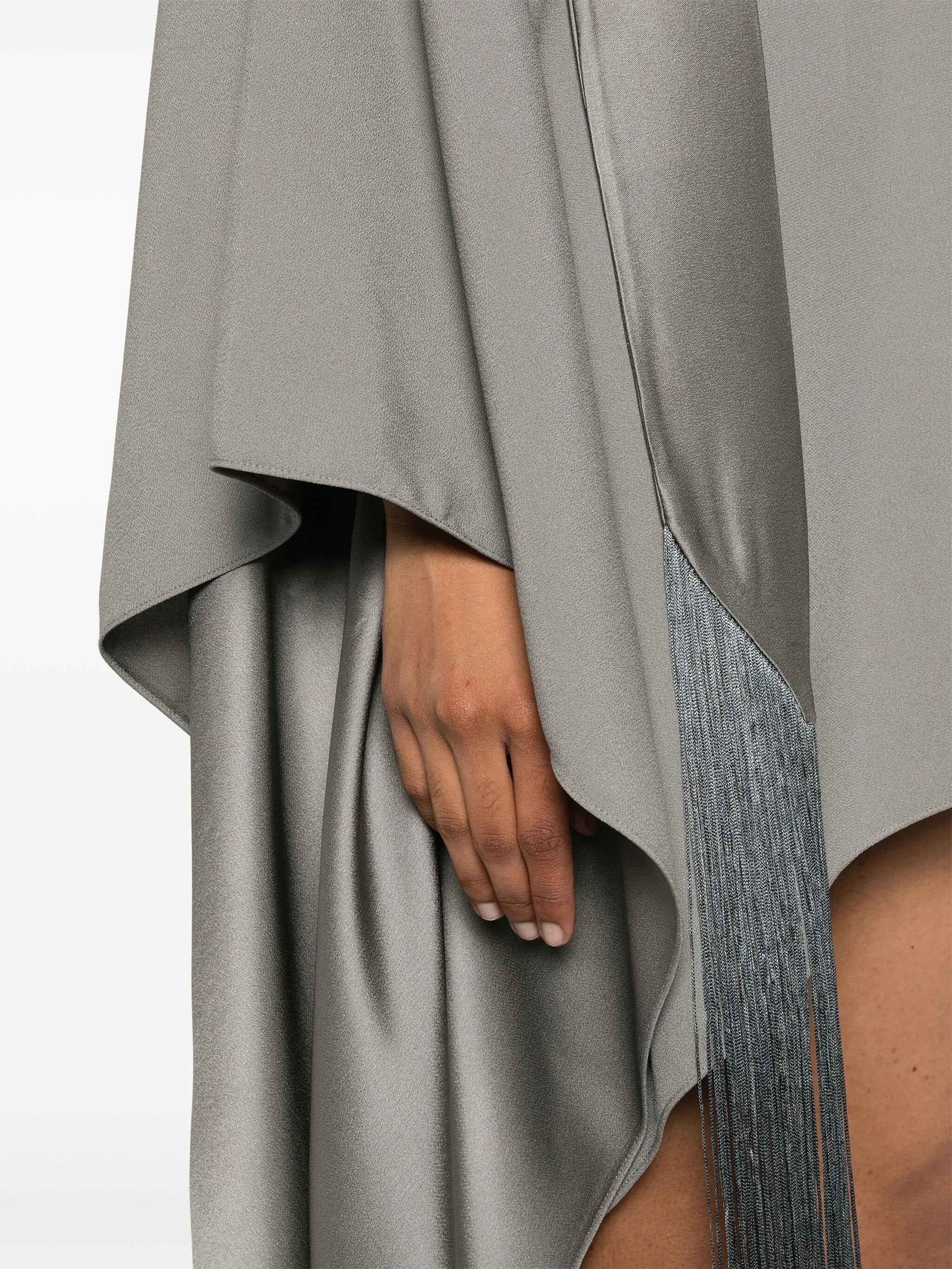 California asymmetric crepe kaftan