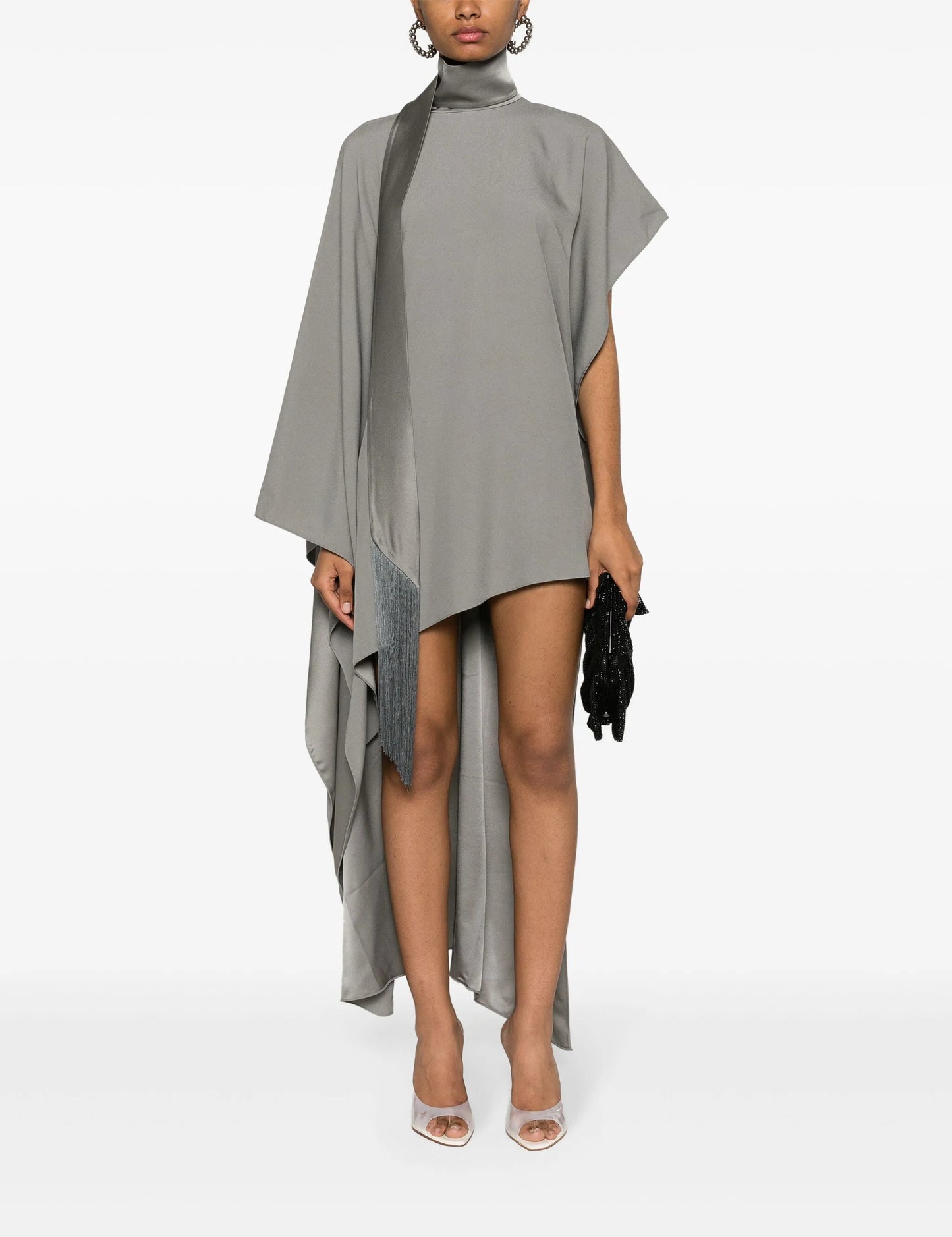 California asymmetric crepe kaftan