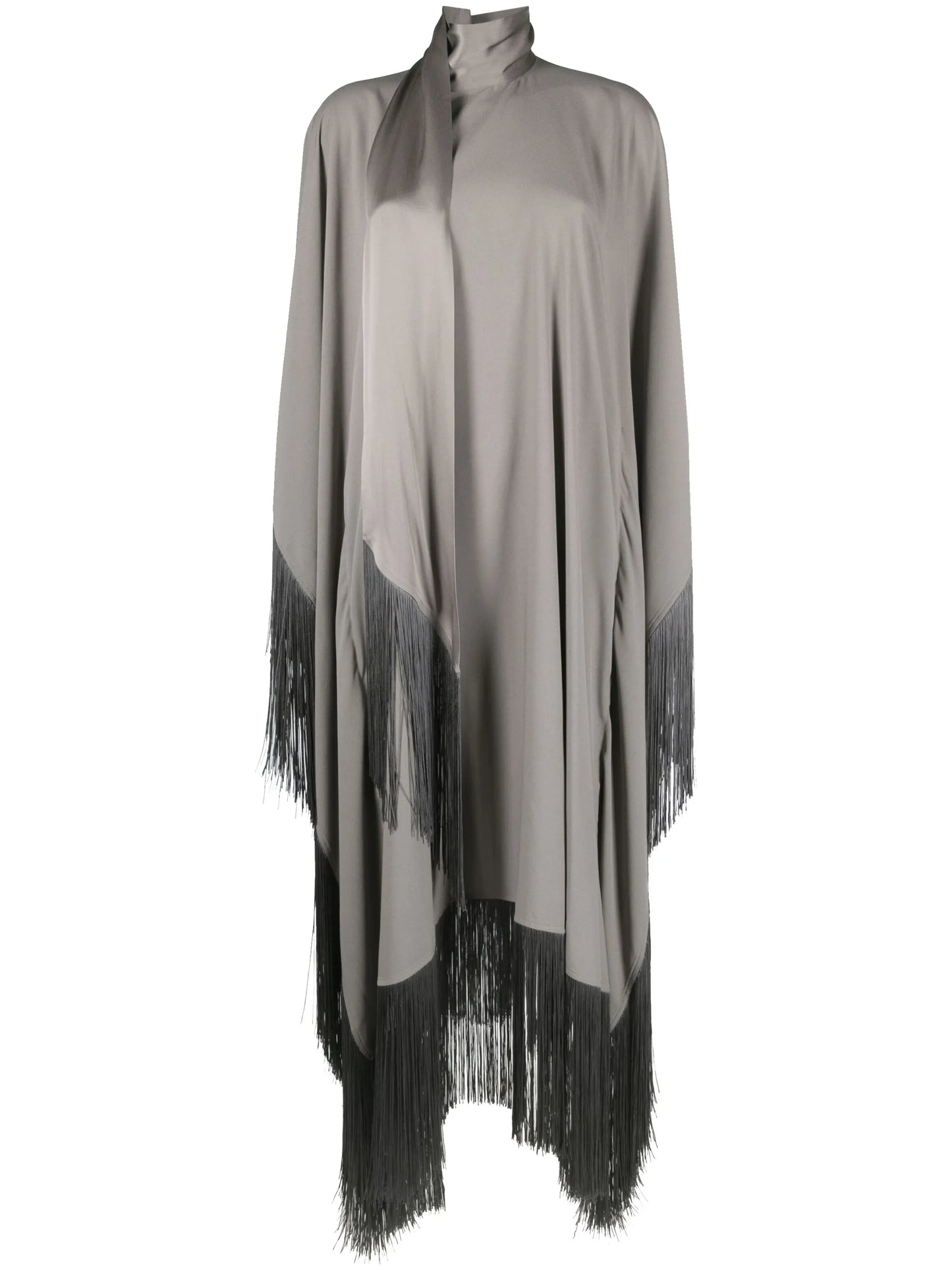 Mrs Rossa fringed kaftan midi dress
