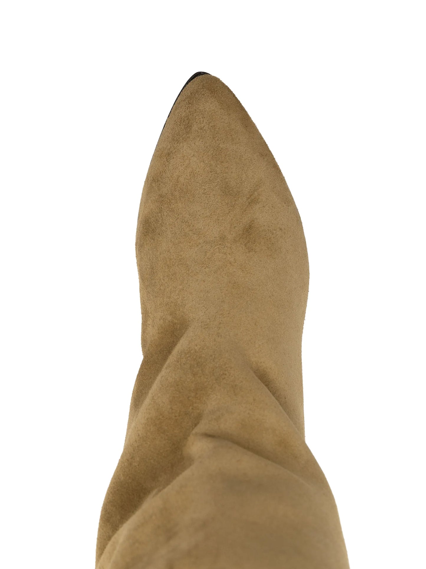 Skarlet suede knee boots
