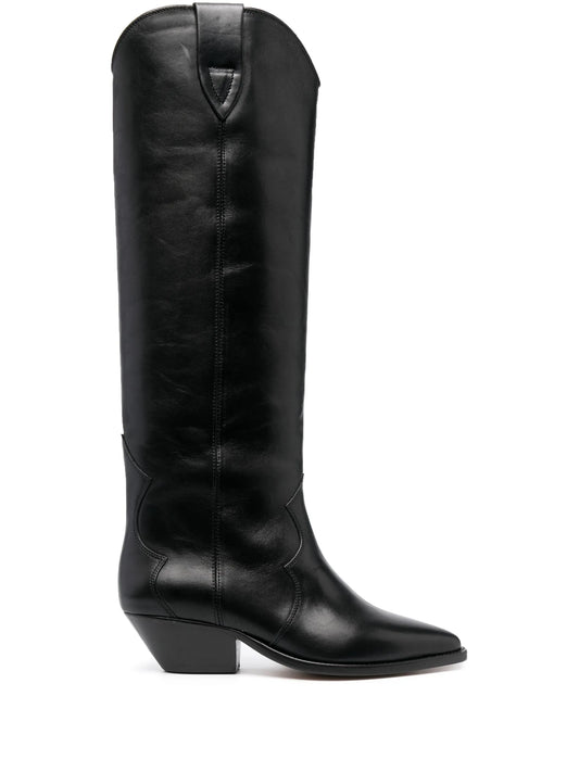 Denvee 40mm leather cowboy boots