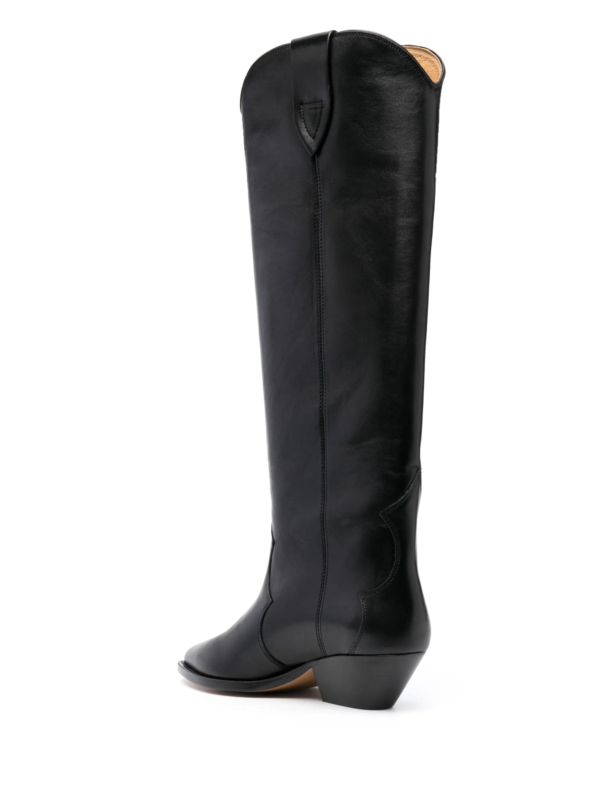Denvee 40mm leather cowboy boots