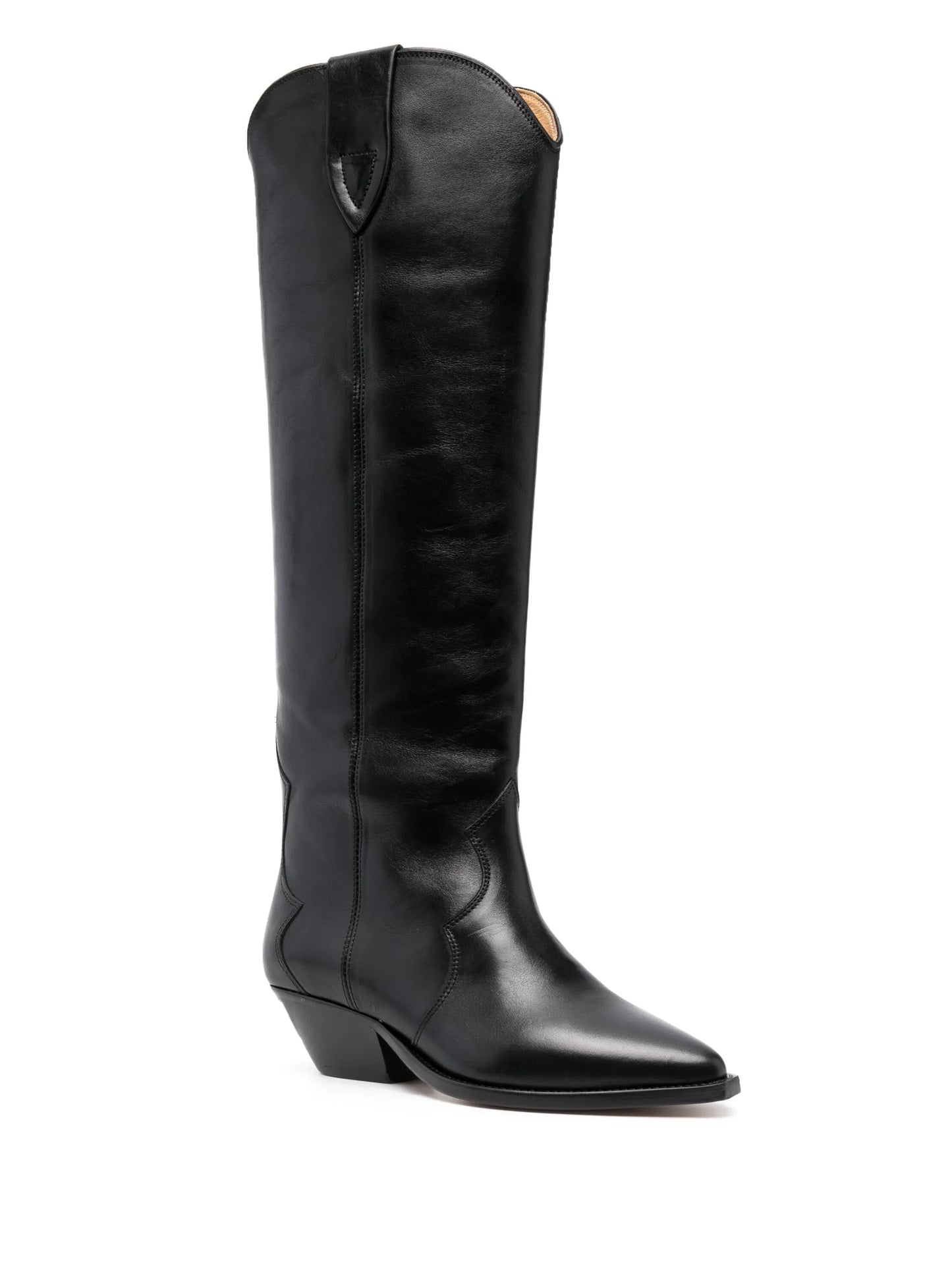 Denvee 40mm leather cowboy boots