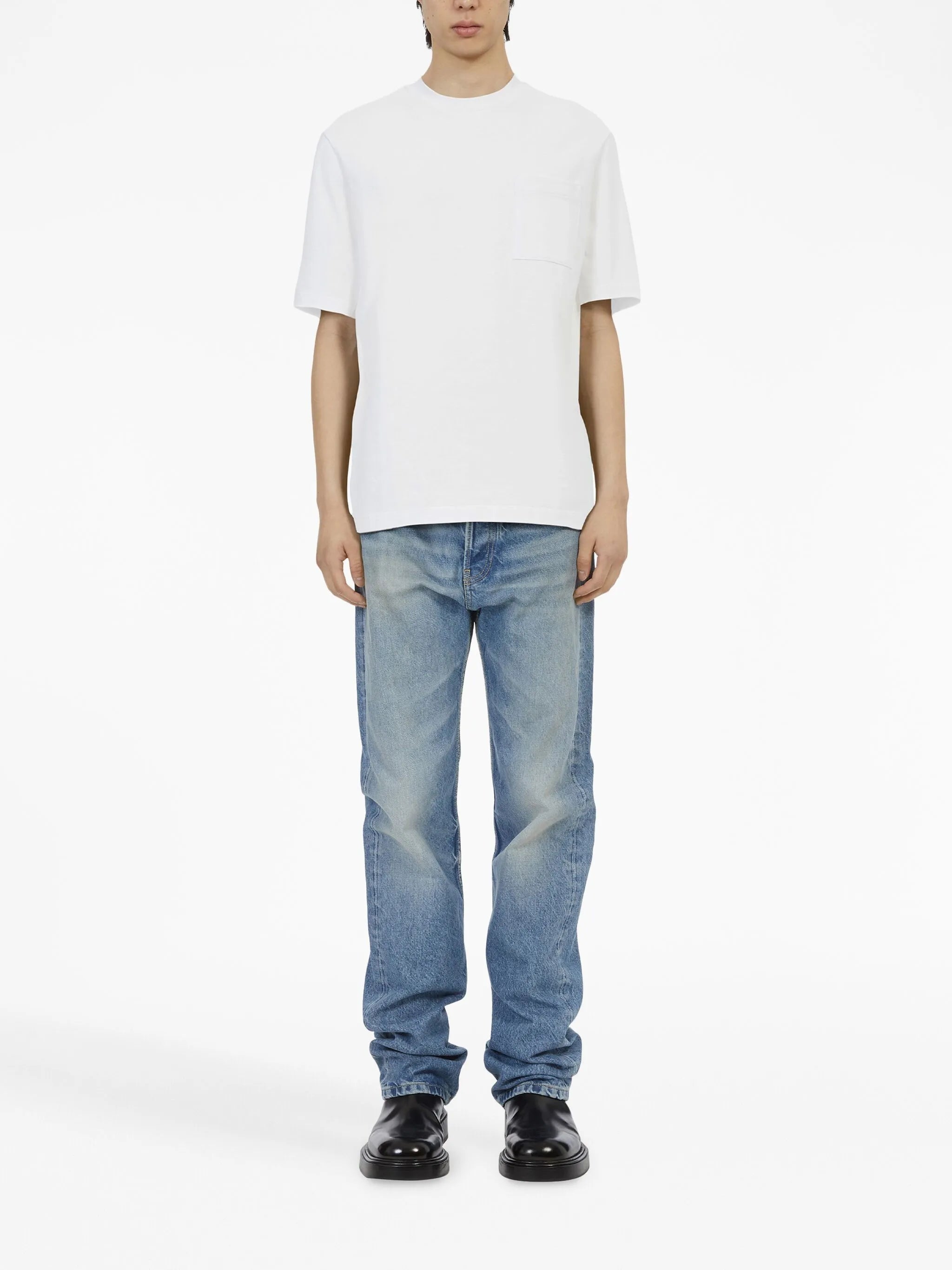 stripe-detail short-sleeve T-shirt