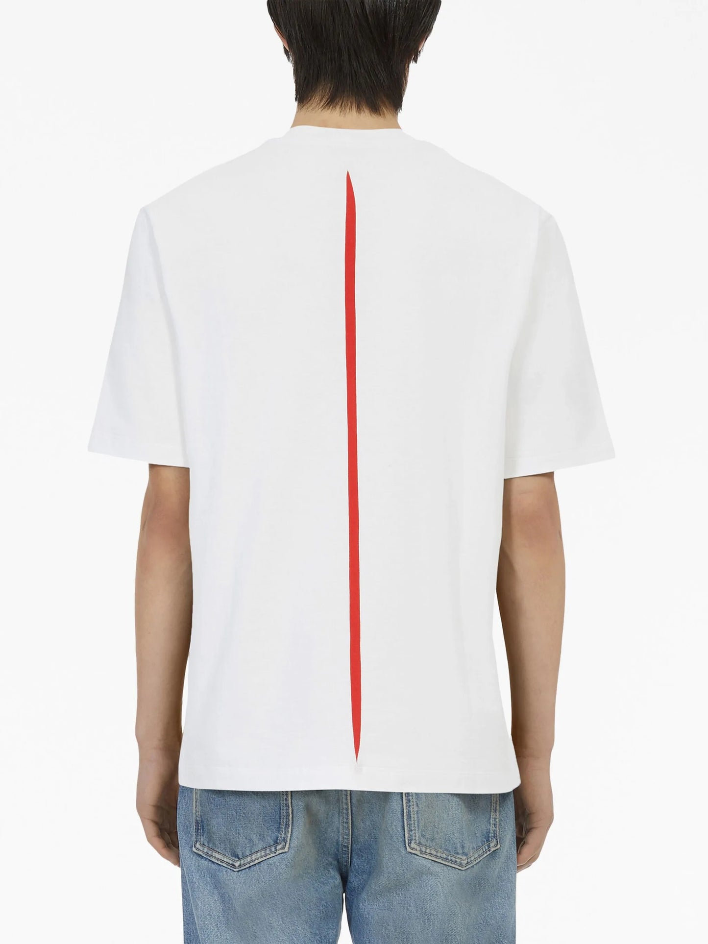 stripe-detail short-sleeve T-shirt