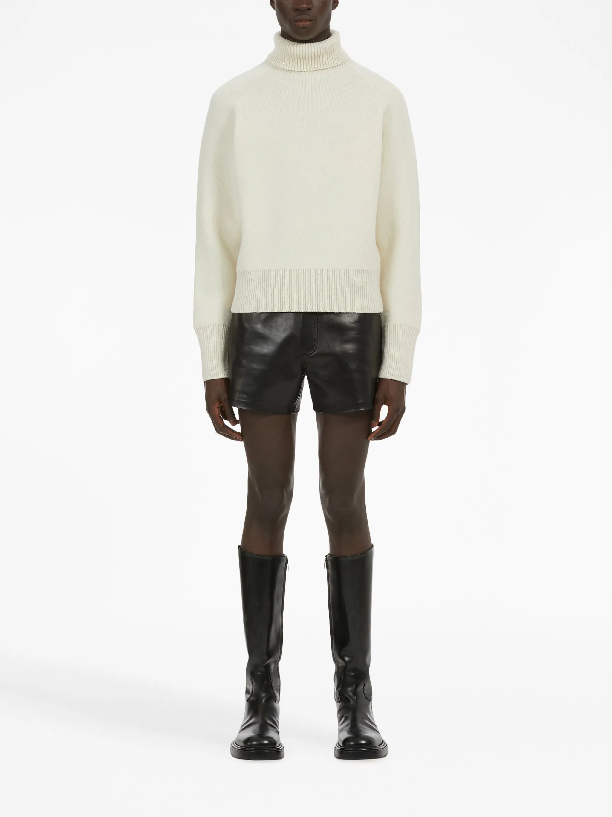 roll-neck virgin wool jumper