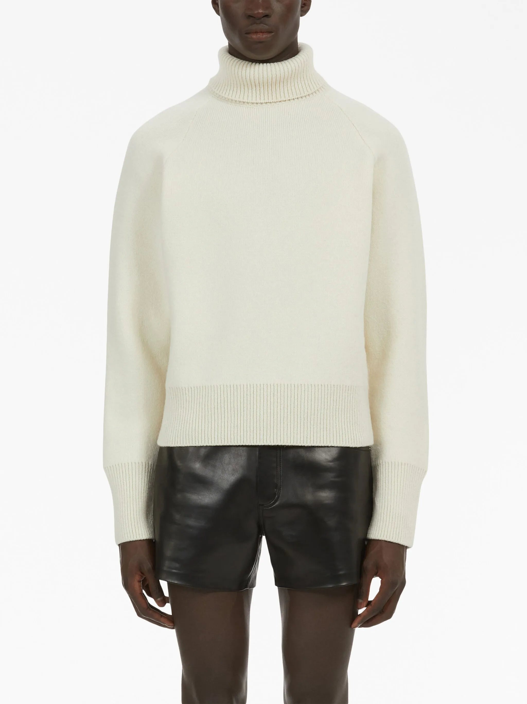 roll-neck virgin wool jumper