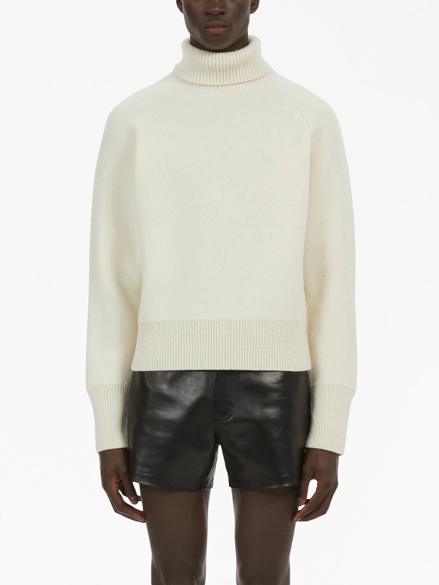 roll-neck virgin wool jumper