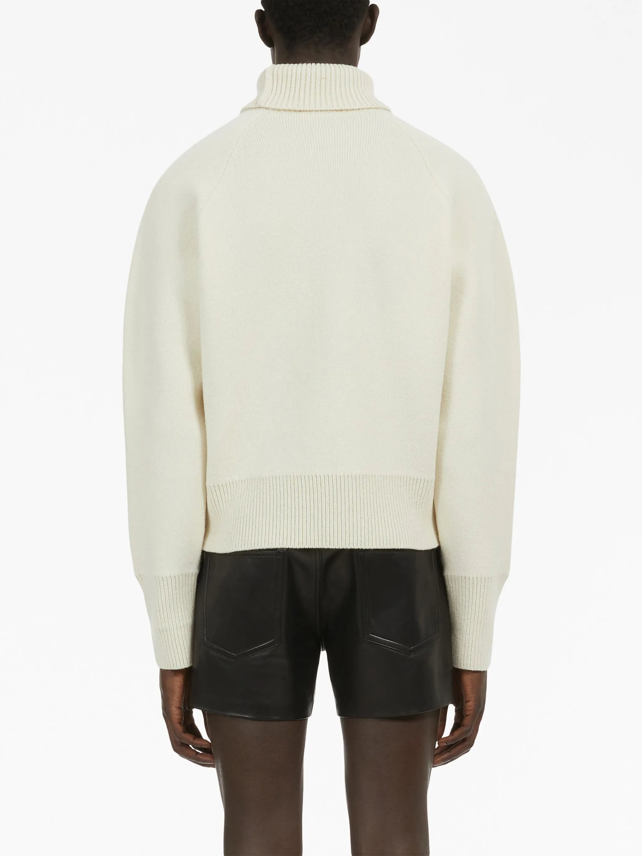 roll-neck virgin wool jumper