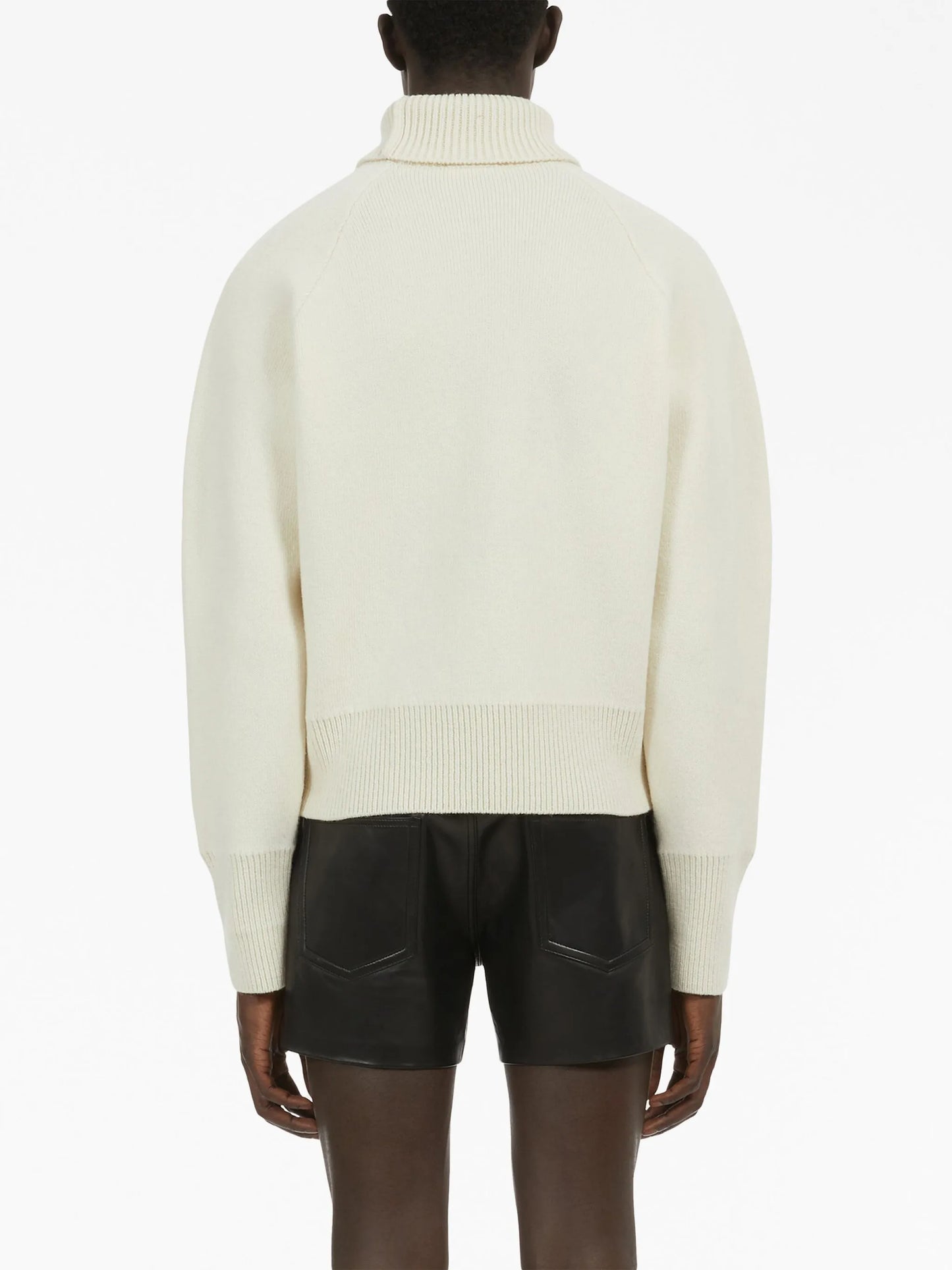 roll-neck virgin wool jumper