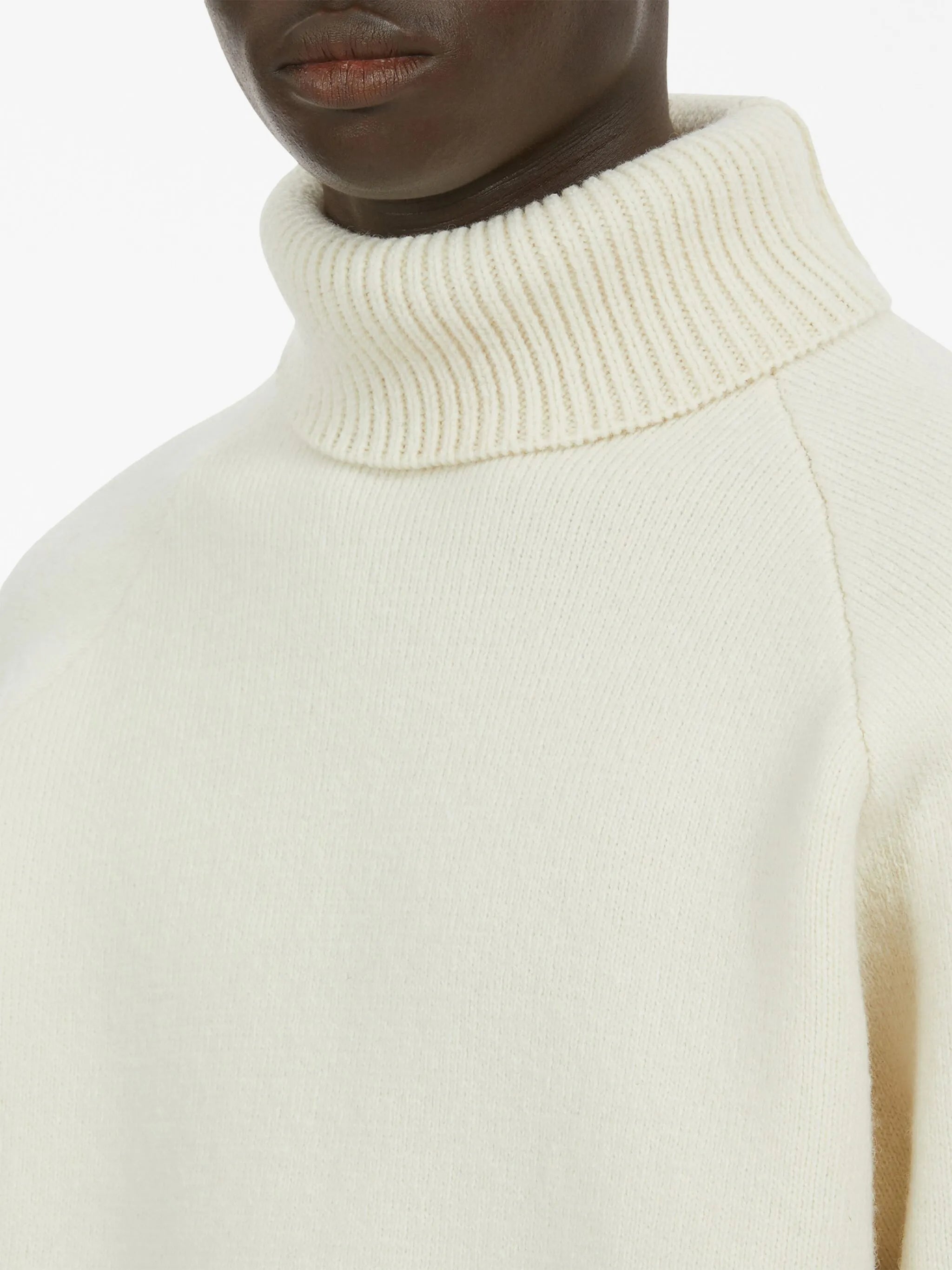 roll-neck virgin wool jumper