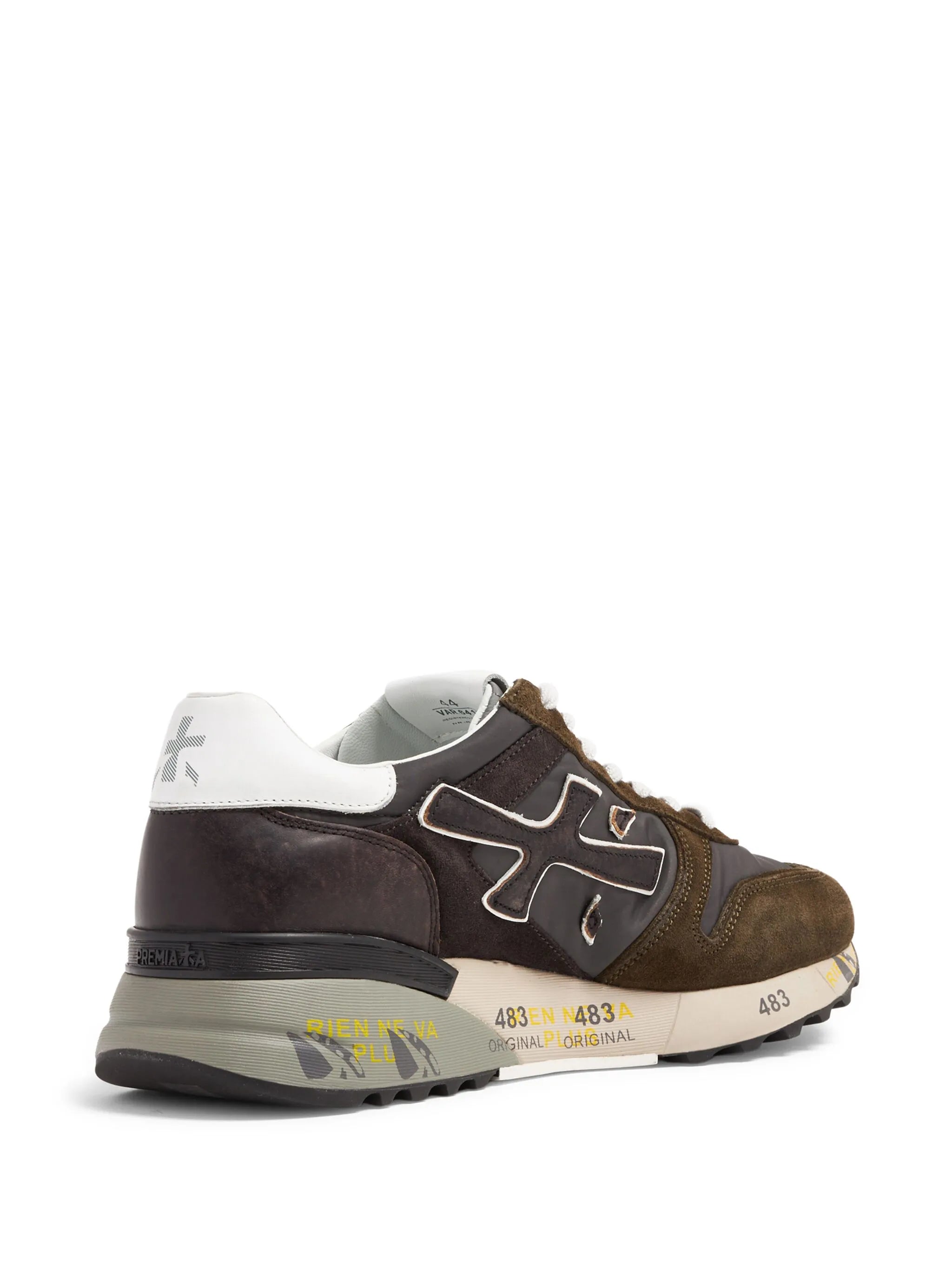 Mick logo-print suede sneakers