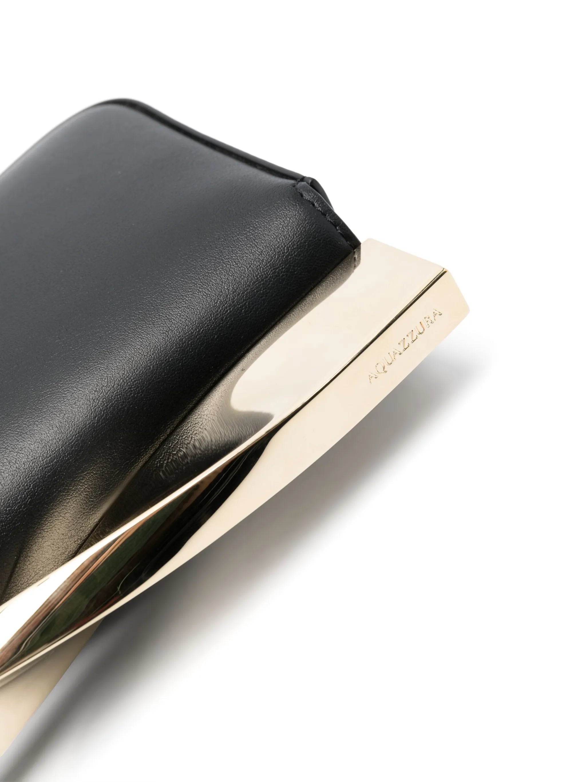Twist leather shoulder bag