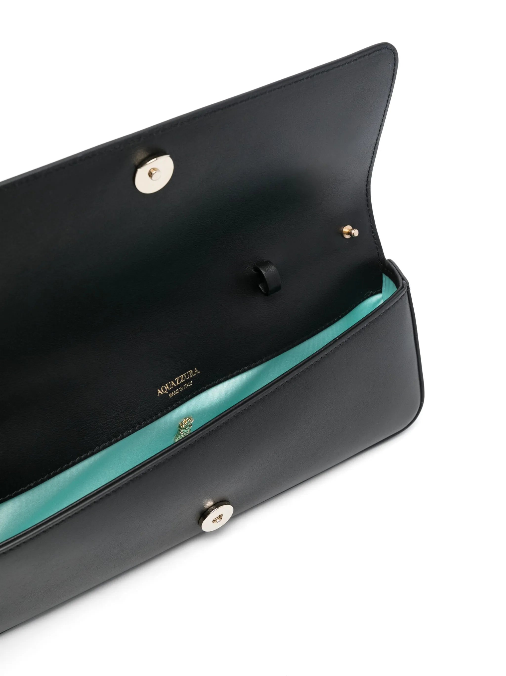 Twist leather shoulder bag