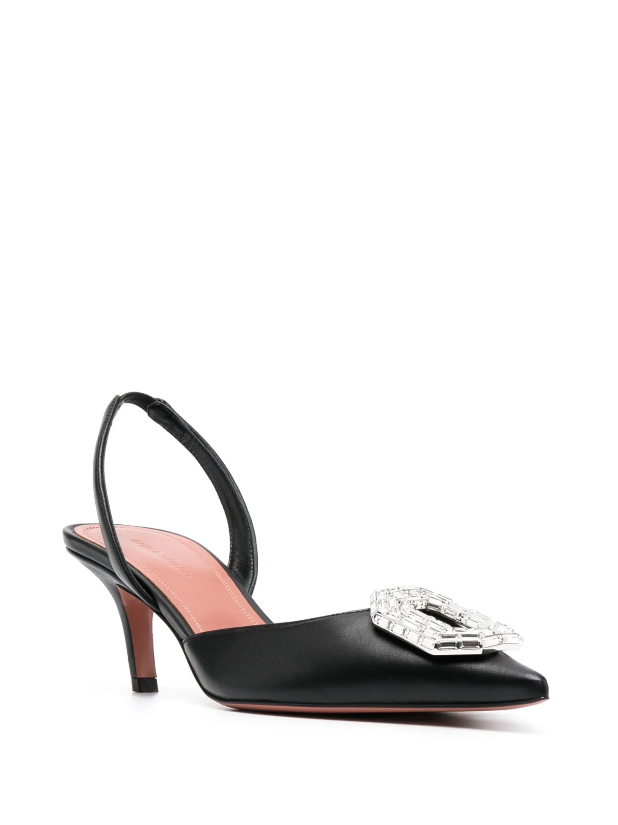 60mm Camelia slingback pumps