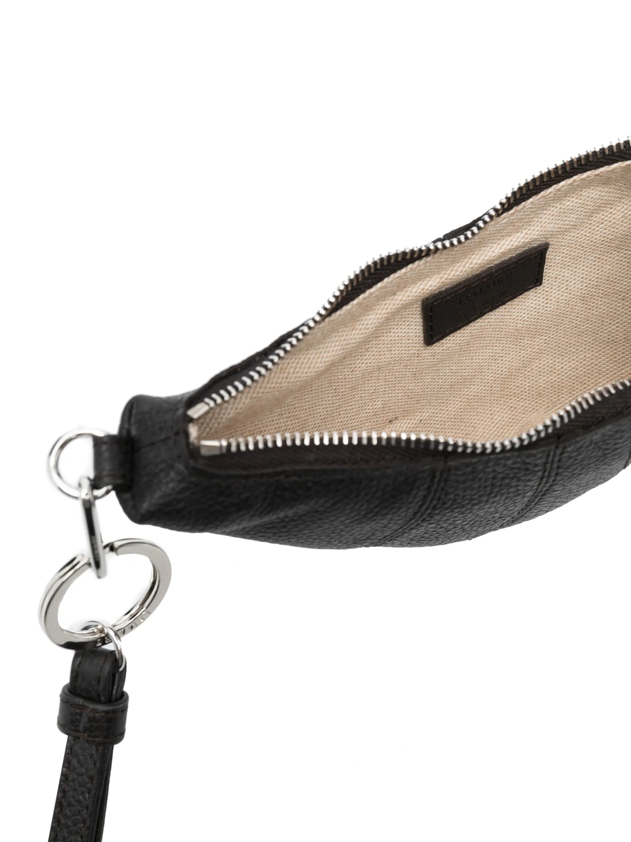 Croissant leather wallet