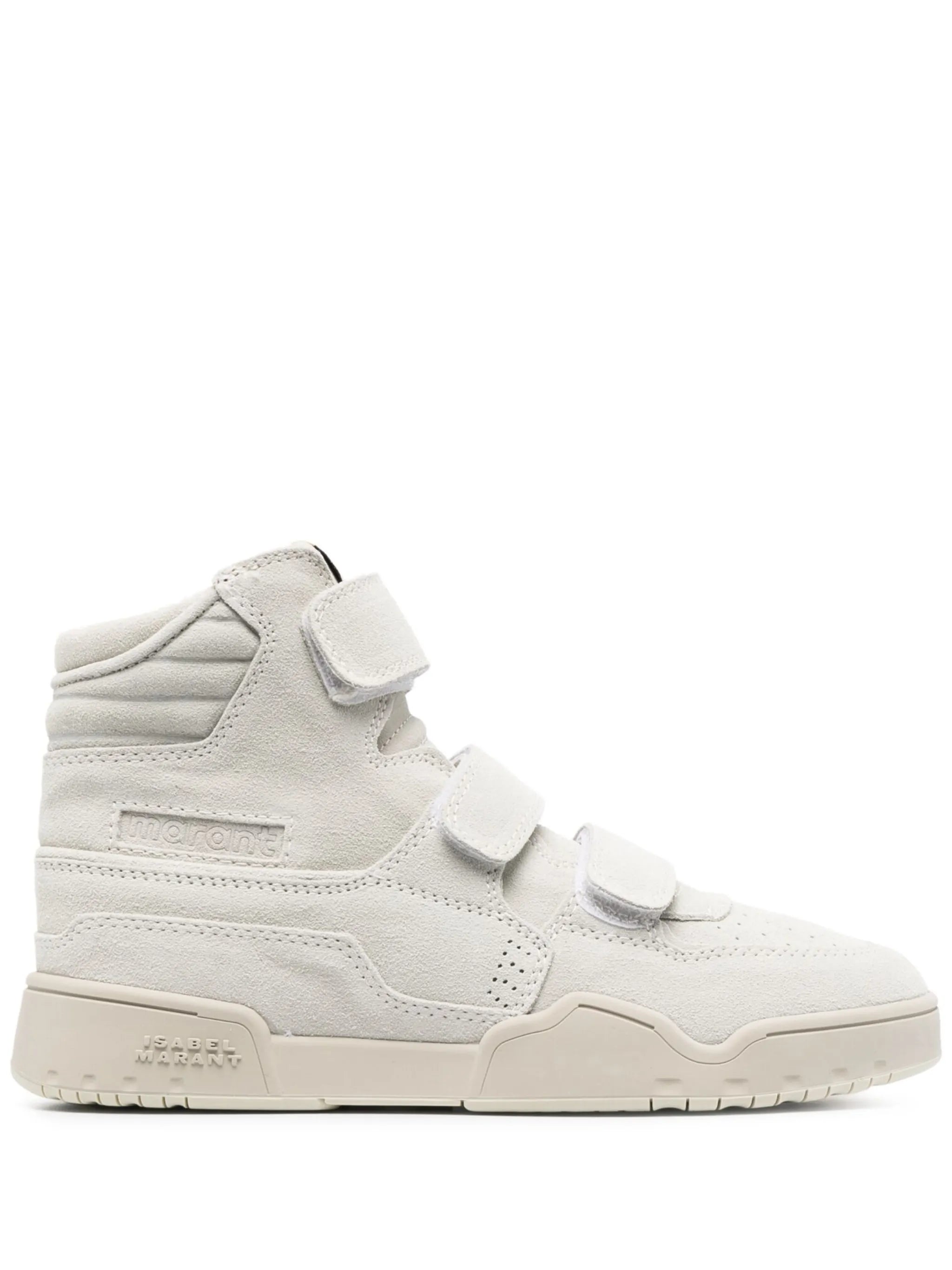 logo-patch hi-top sneakers
